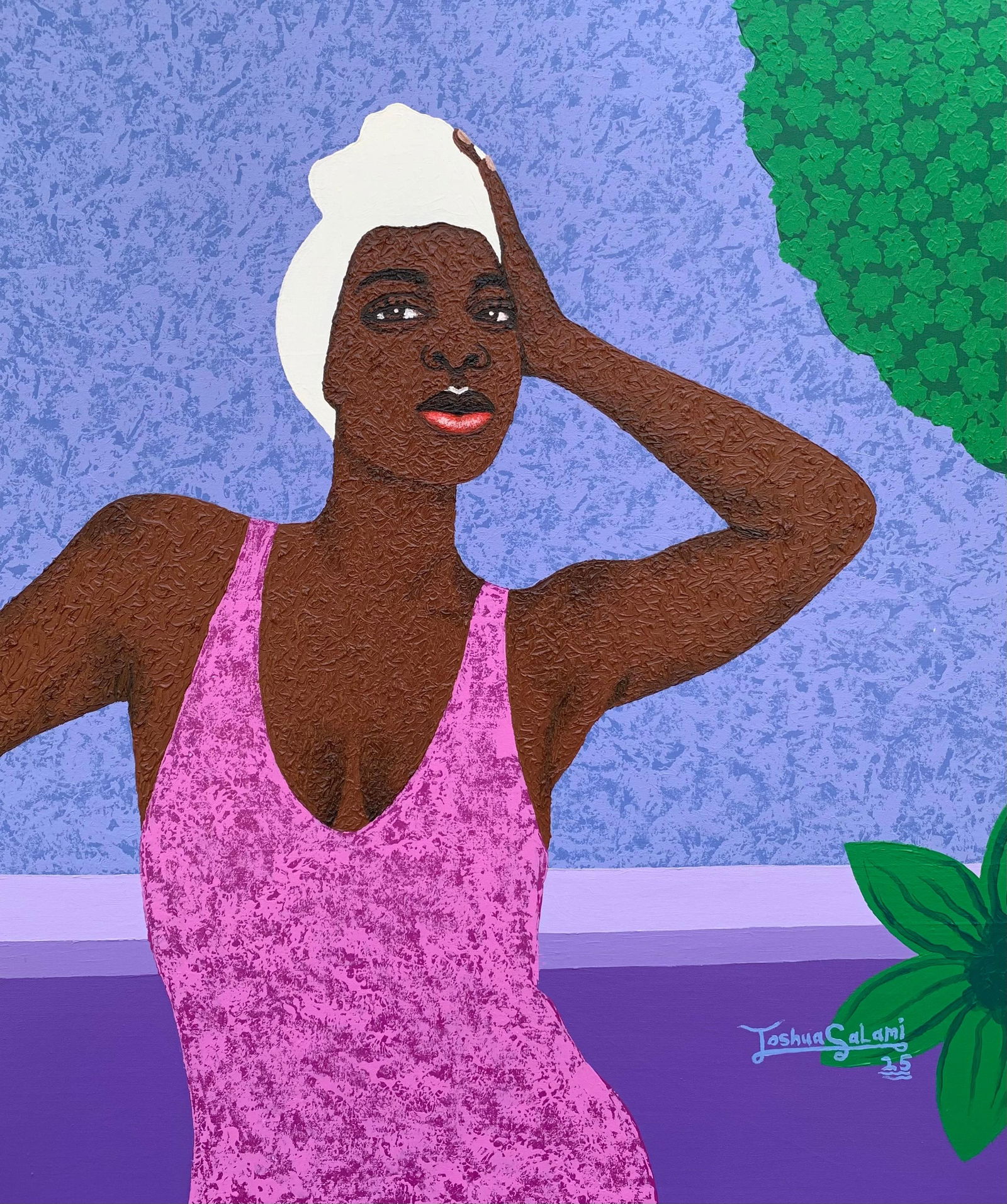 Joshua Salami, Feeling Awesome -21st Century, Contemporary, Figurative Portrait, Modern, Women, 2025 - 8