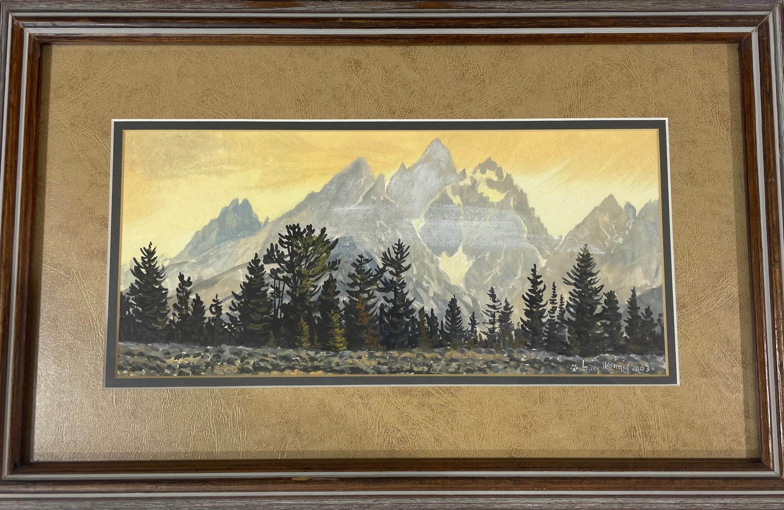 Collection of Two (2) paintings by Gary Keimig