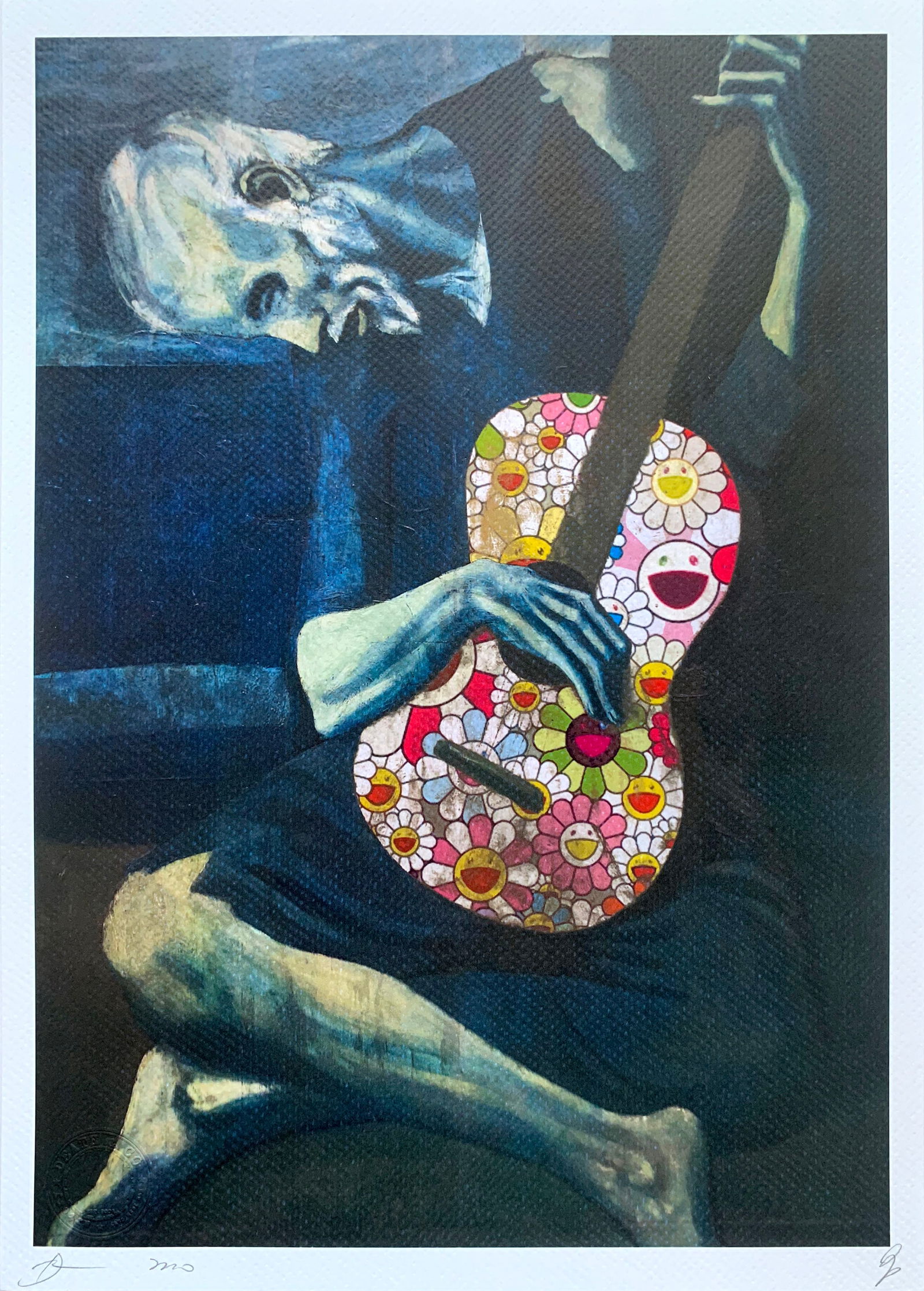 DEATH NYC Picasso: Title:DEATH NYC Picasso Date/Period:21st Century Materials:Giclee on Fine art 300 gsm paper Size:17 3/4 x 12 1/2 inches, Description:Artist: Death NYC, limited edition giclee on paper, out of eddition