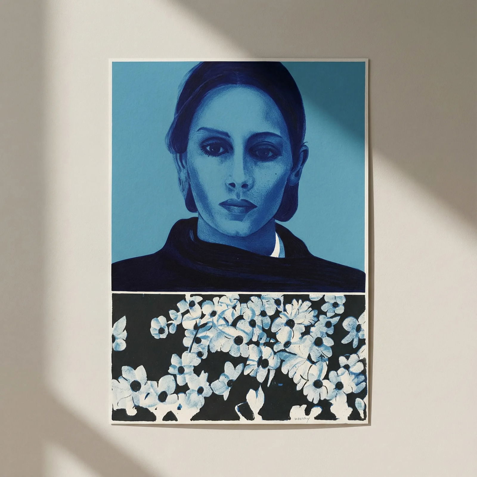 Jacques Monory Signed Original Lithograph Supposer 1972: Title: Jacques Monory Signed Original Lithograph Supposer 1972 Artist: Monory Description: Artist: Jacques Monory Country: France Title: Supposer Medium: Original Lithograph signed in pencil Paper: Ri