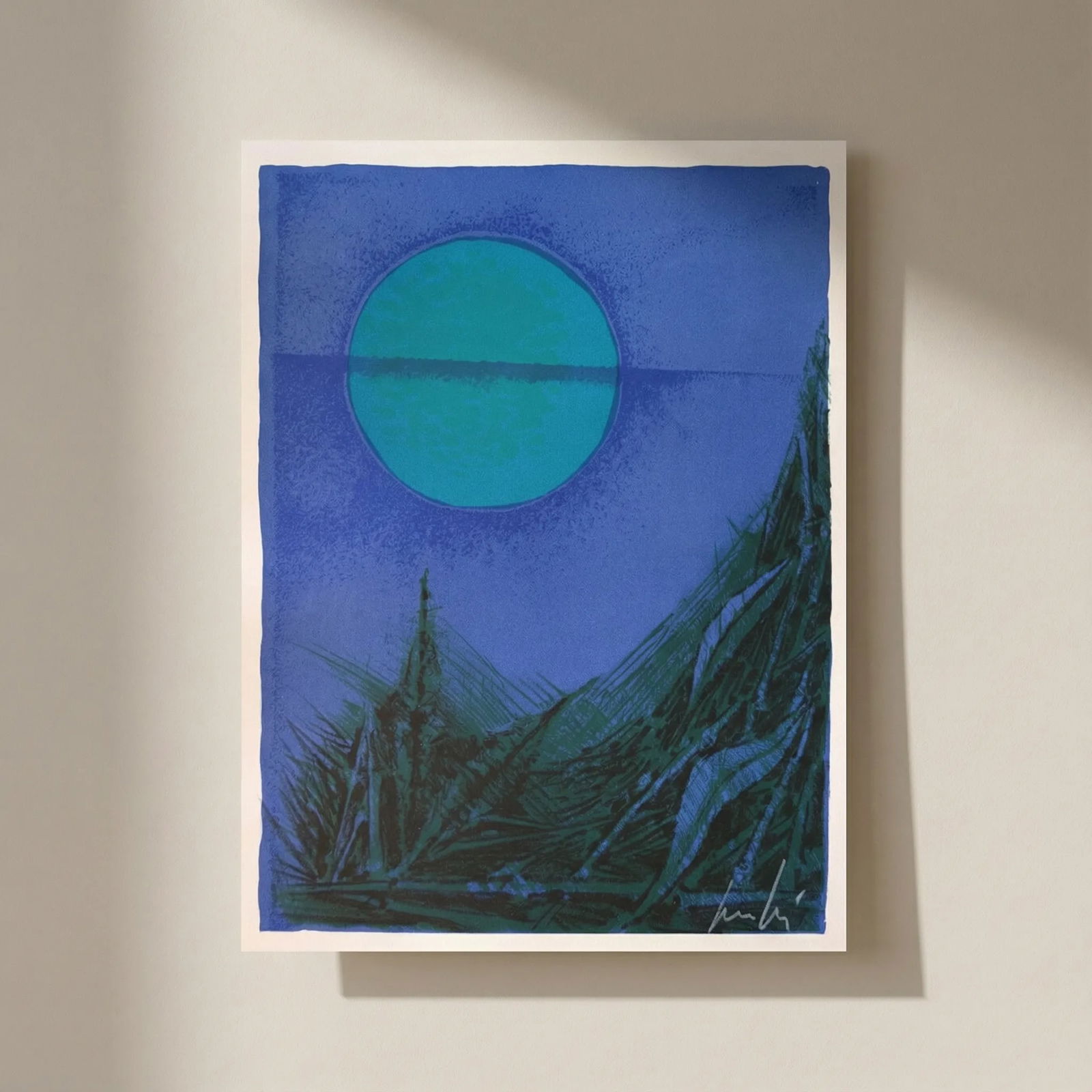 Cesare Peverelli Signed Lithograph Densite Feu 1972*: Title: Cesare Peverelli Signed Lithograph Densite Feu 1972* Artist: Peverelli Cesare Description: Artist: Cesare Peverelli Country: Italy Title: Densité feu Medium: Original Lithograph Marks: Han