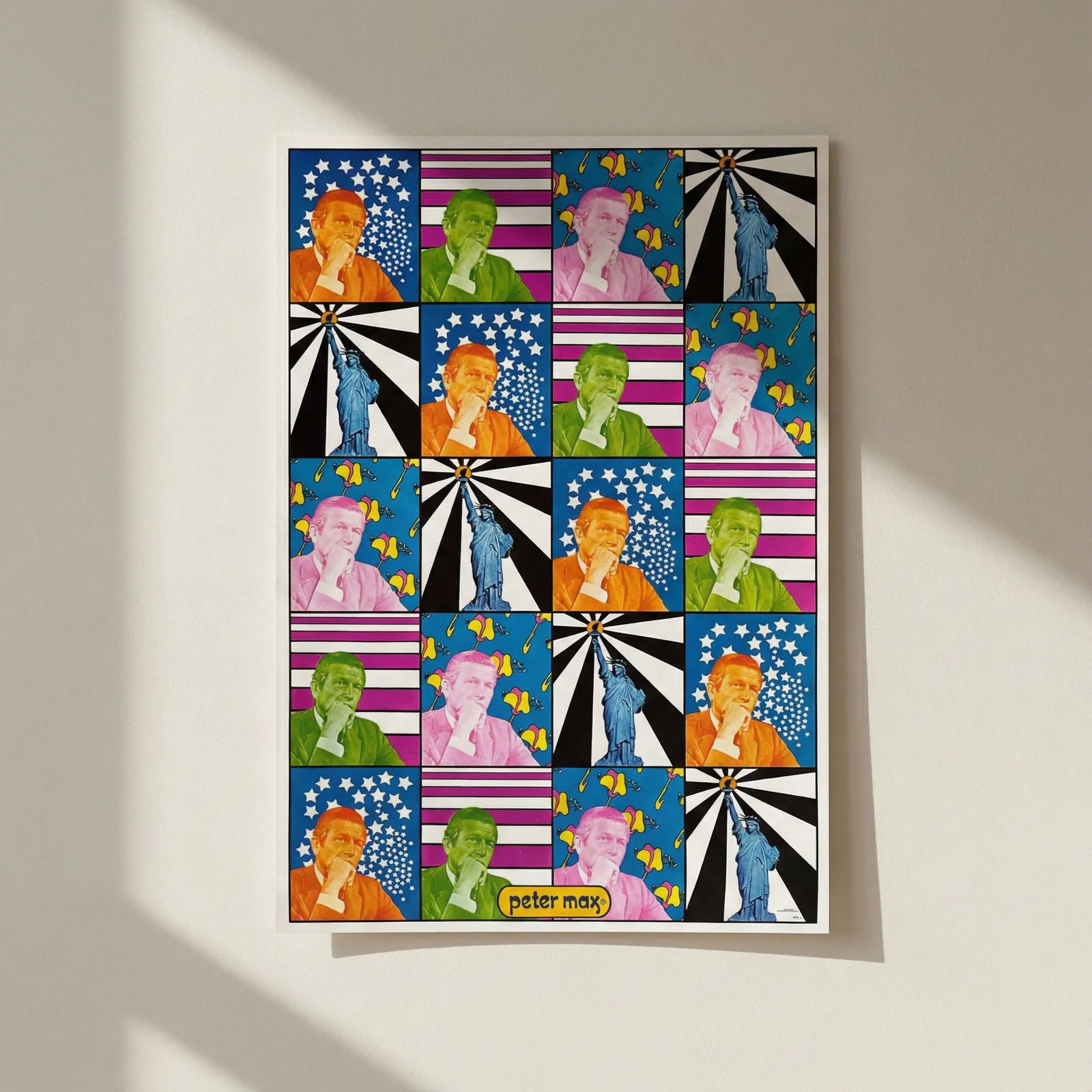 Peter Max Pop Art Poster 6 Mayor Lindsay 1970: Title: Peter Max Pop Art Poster 6 Mayor Lindsay 1970 Artist: Peter Max, Posters, Varieties Description: Artist: Peter Max Country: Germany / USA Title: Mayor Lindsay Medium: Offset Paper Size: 16.50 x