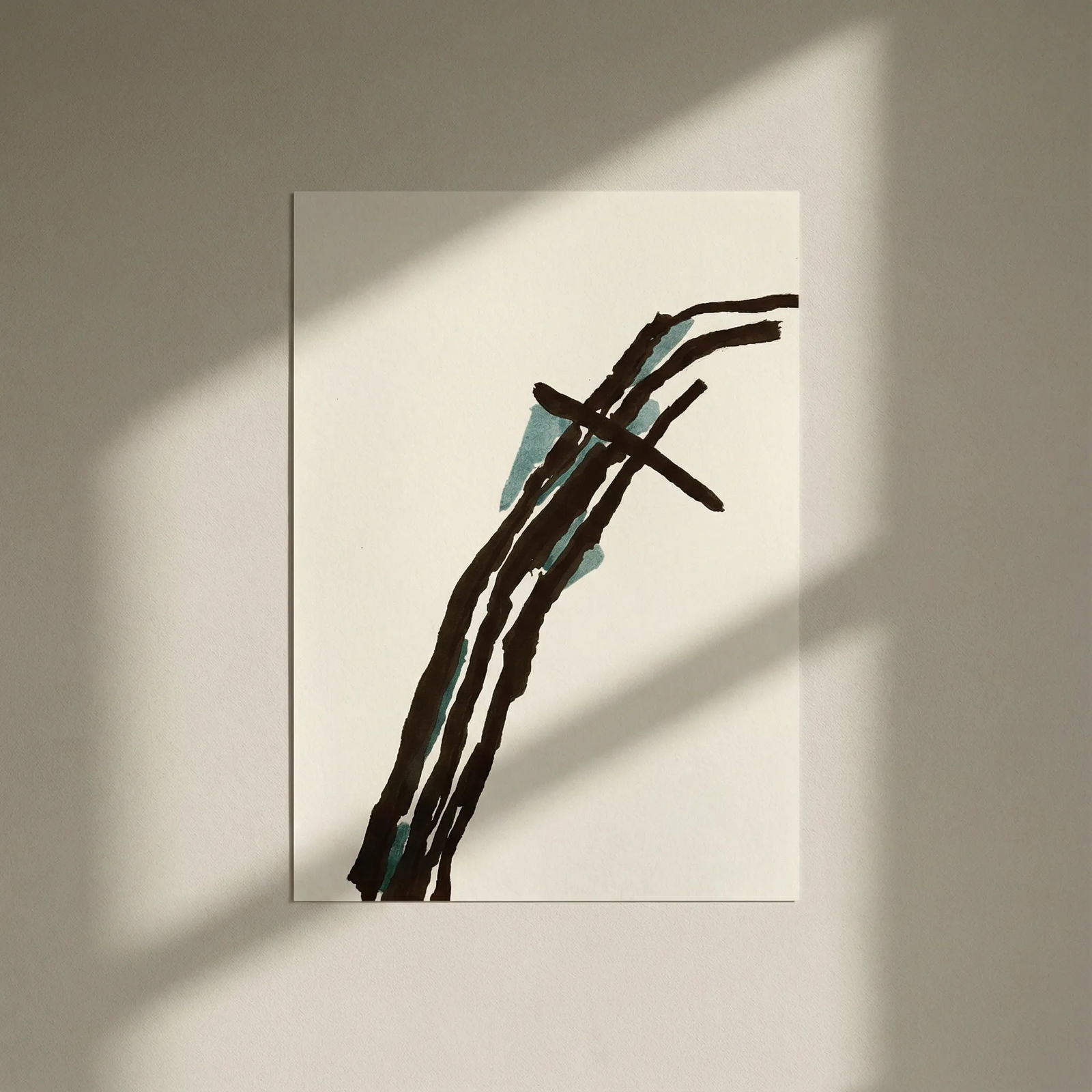 Tal-Coat Lithograph DM01153b Derriere le Miroir 1965: Title: Tal-Coat Lithograph DM01153b Derriere le Miroir 1965 Artist: Tal-coat Description: Artist: Pierre Tal-Coat Country: France Title: Untitled DM01153b Medium: Original Lithograph Marks: Not signed