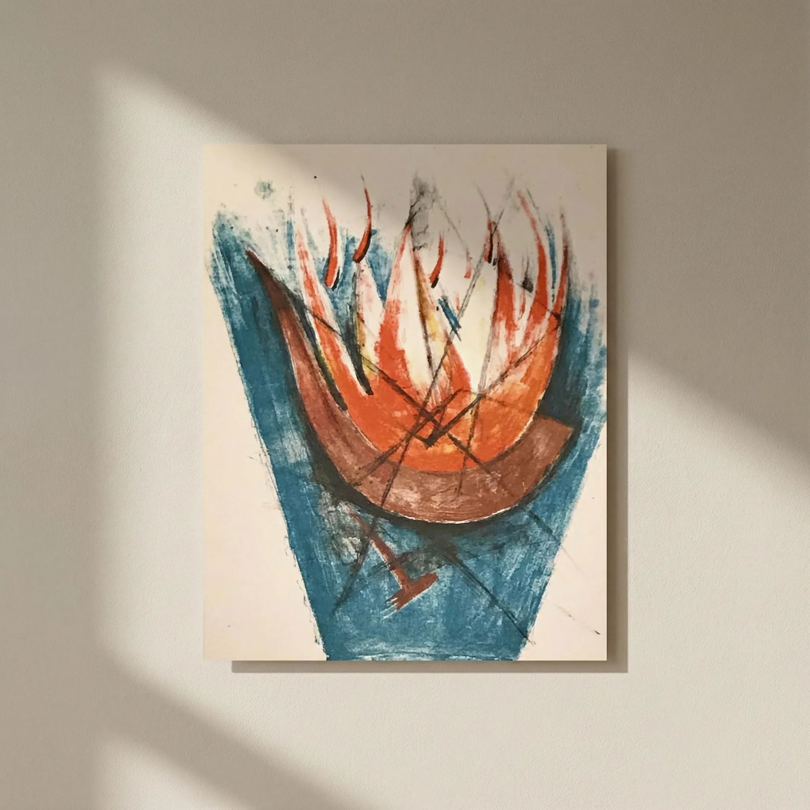 Rufino Tamayo Lithograph 6 Apocalypse of Saint John 1959: Title: Rufino Tamayo Lithograph 6 Apocalypse of Saint John 1959 Artist: Tamayo Description: Artist: Rufino Tamayo Country: Mexico Title: Apocalypse of Saint John 6 Medium: Original Lithograph Marks: N