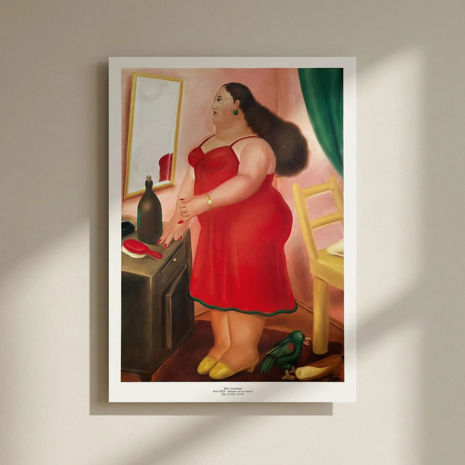 Fernando Botero 35 Colombian 1983: Title: Fernando Botero 35 Colombian 1983 Artist: Fernando Botero Description: Title: Colombian Artist: Fernando Botero Country: Colombia Medium: Offset - Quadrichromie 35 Marks: Not signed, not number