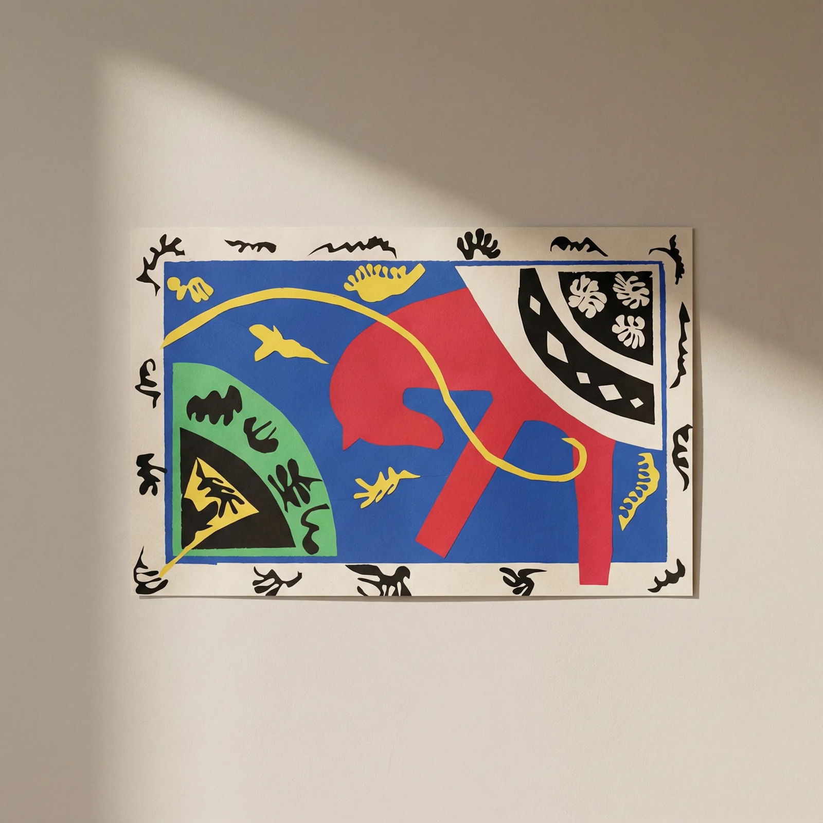 1983 Matisse Lithograph 5 jazz The Horse the Circus Rider: Title: 1983 Matisse Lithograph 5 jazz The Horse the Circus Rider Artist: Henri Matisse Description: Artist: Henri Matisse Country: France Title: The Horse The Circus Rider and the Clown Medium: Lithog