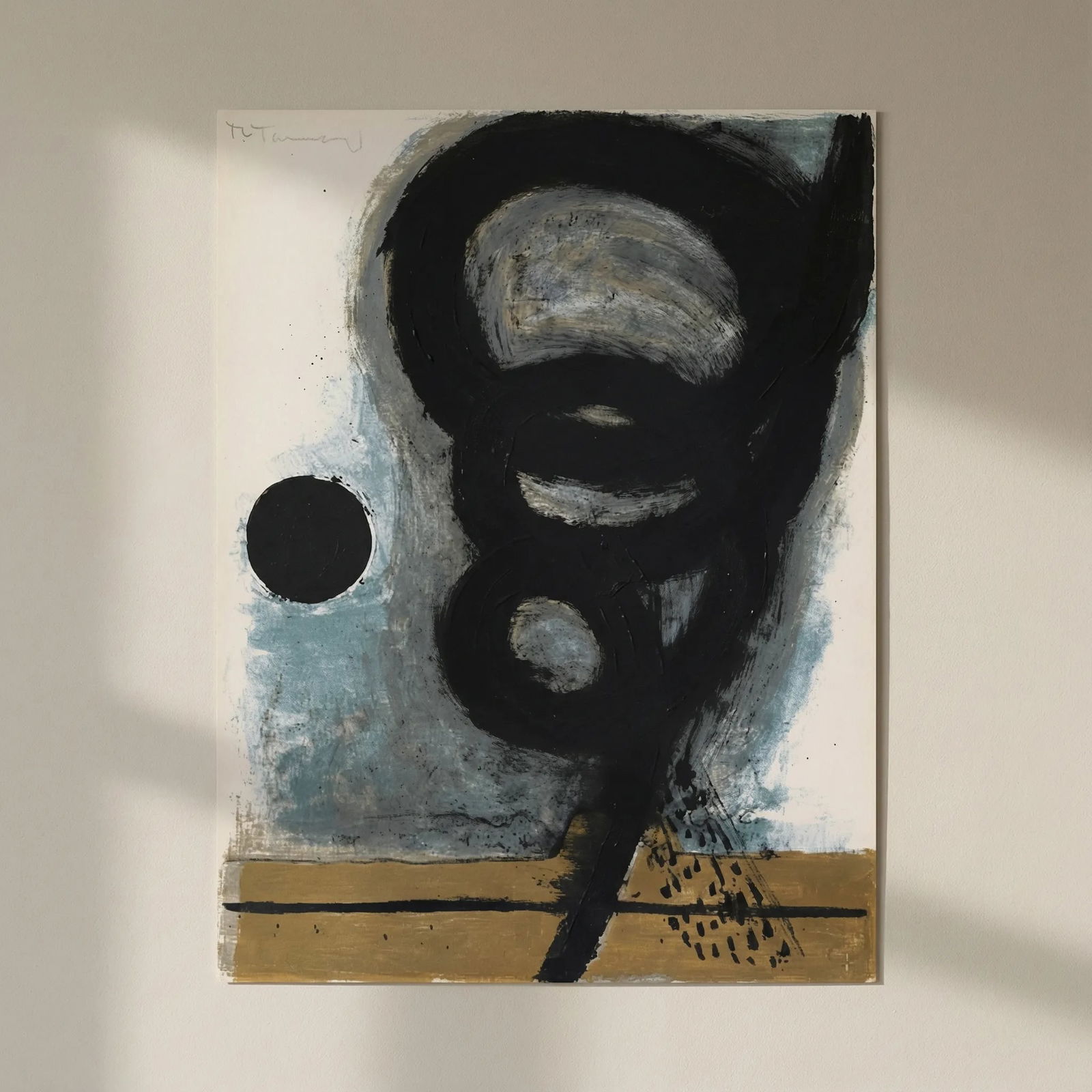 Rufino Tamayo Lithograph 10 Apocalypse of Saint John 1959: Title: Rufino Tamayo Lithograph 10 Apocalypse of Saint John 1959 Artist: Tamayo Description: Artist: Rufino Tamayo Country: Mexico Title: Apocalypse of Saint John 10 Medium: Original Lithograph Marks: