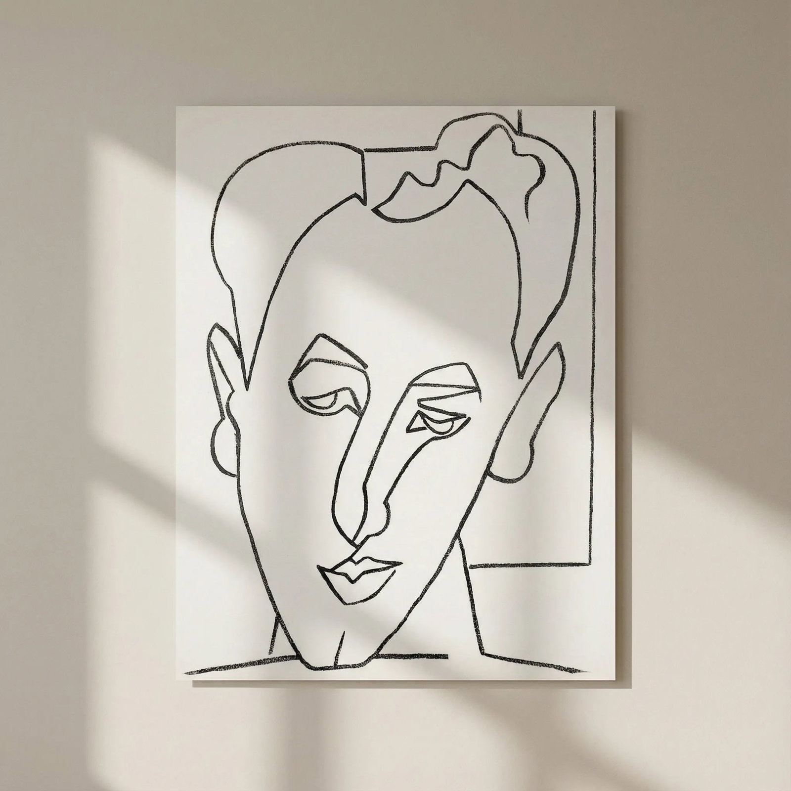 Francoise Gilot Lithograph 13 Young man in love 1951: Title: Francoise Gilot Lithograph 13 Young man in love 1951 Artist: Gilot Description: Artist: Francoise Gilot Country: France Title: Young Man in Love Medium: Lithograph 13 Marks: Not signed, not num