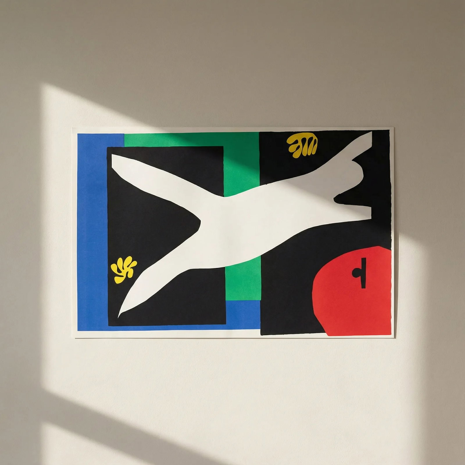 1983 Matisse Lithograph 12 jazz The Swimmer in the Aquarium: Title: 1983 Matisse Lithograph 12 jazz The Swimmer in the Aquarium Artist: Henri Matisse Description: Artist: Henri Matisse Country: France Title: The Swimmer in the Aquarium Medium: Lithograph Paper