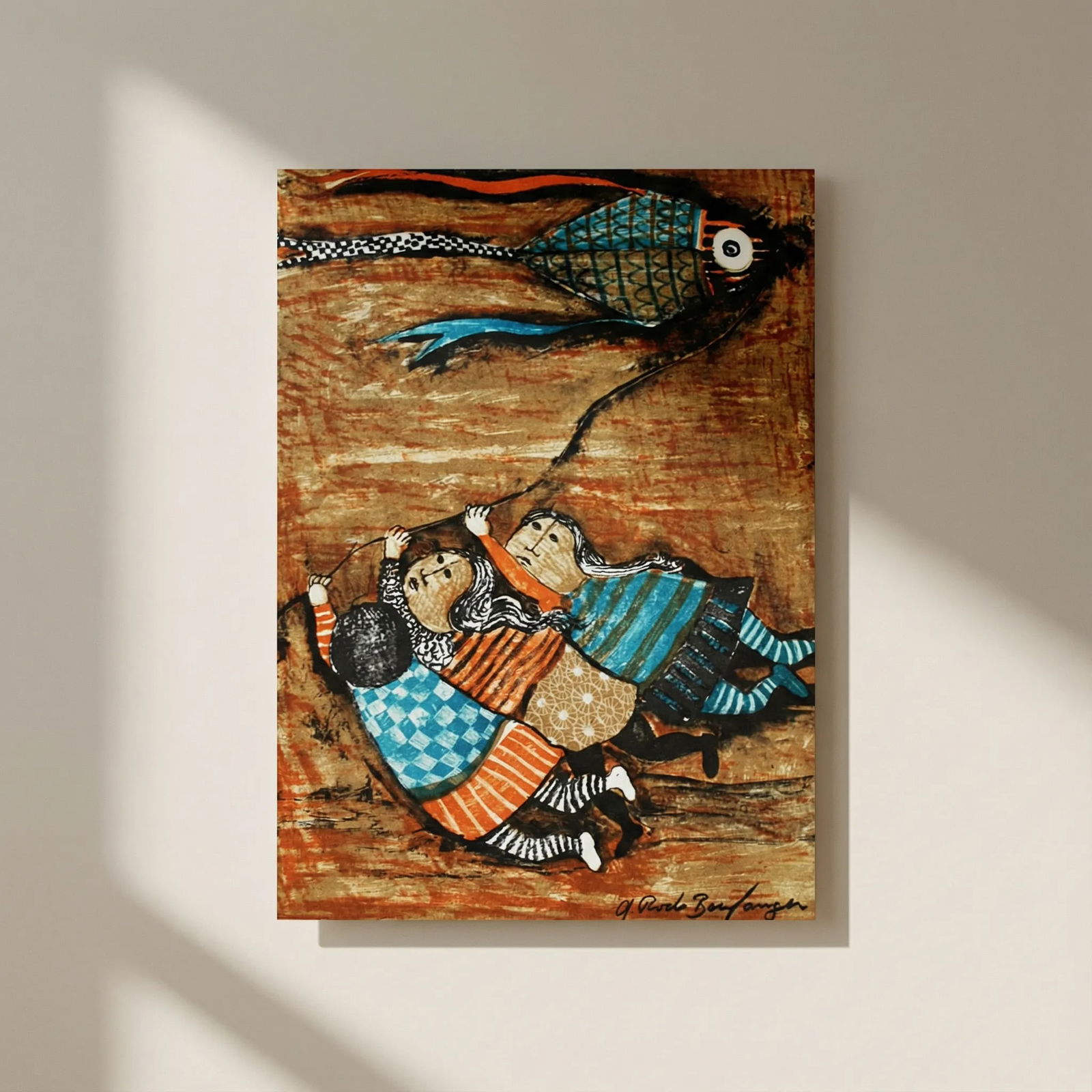 Graciela Rodo Boulanger Original Lithograph Untitled 6: Title: Graciela Rodo Boulanger Original Lithograph Untitled 6 Artist: Boulanger Description: Title: Untitled 6 Artist: Graciela Rodo Boulanger Country: Bolivia Medium: Lithograph Marks: Signed in plat