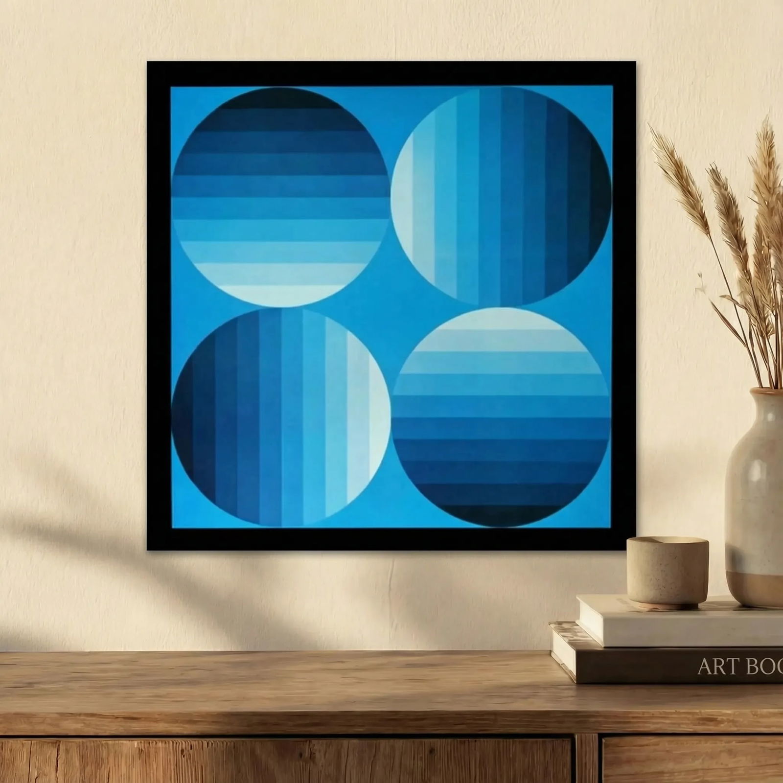 Victor Vasarely Progression 2-8, Optic Art: Title: Victor Vasarely Progression 2-8, Optic Art Artist: Vasarely Description: Artist: Victor Vasarely Country: Hungary / France Title: Progression 2-8 Medium: Color gelatin print / offset on paper,