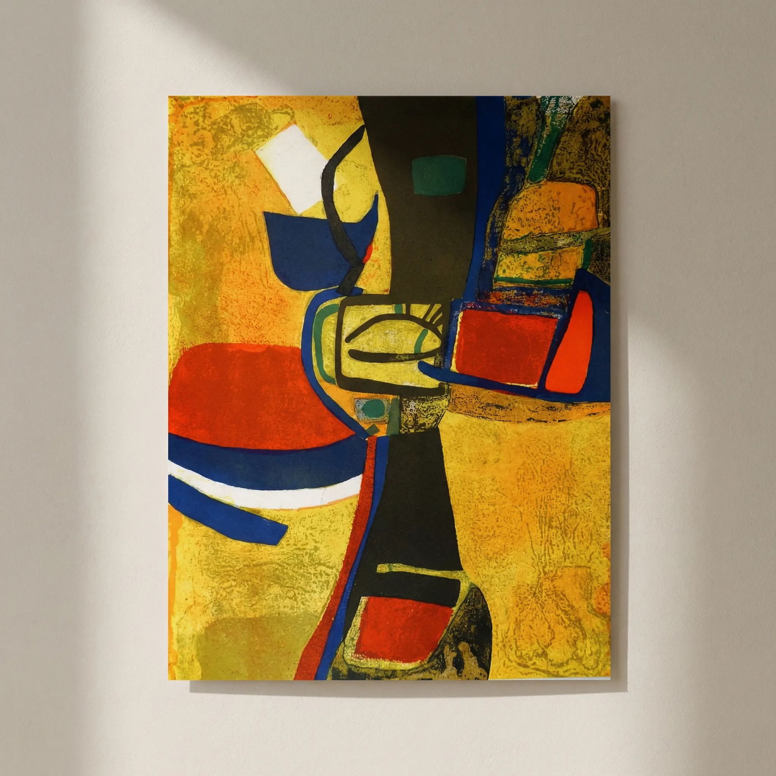 1965 Maurice Esteve Origimal Lithograph Corne a Licou XXe Siecle: Title: 1965 Maurice Esteve Origimal Lithograph Corne a Licou XXe Siecle Artist: Esteve, XXe Siecle Description: Artist: Maurice Esteve Title: Corne a licou Medium: Original Lithograph Marks: Not signe