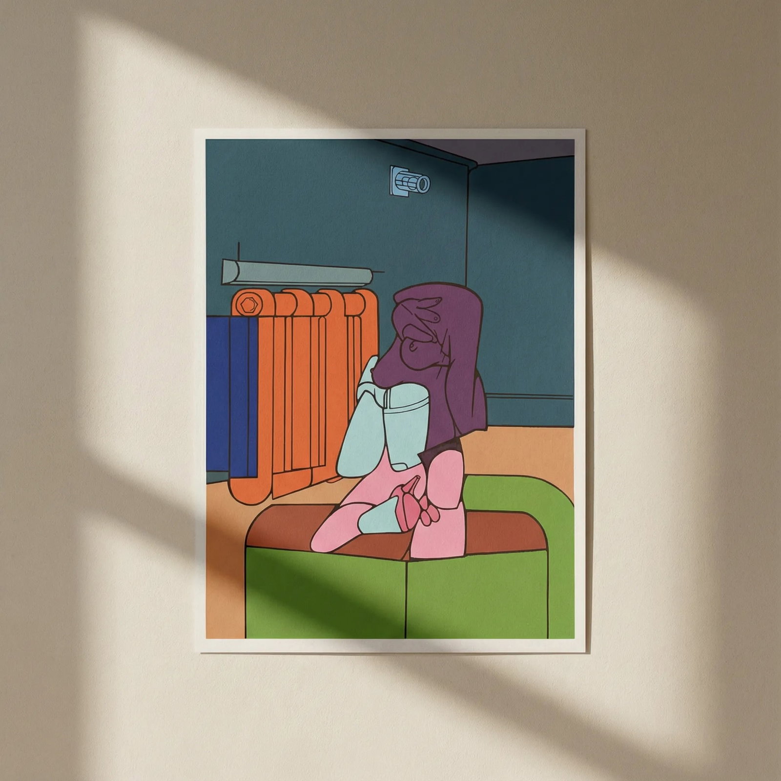 Adami Original Lithograph DM02188 Derriere le Miroir 1970: Title: Adami Original Lithograph DM02188 Derriere le Miroir 1970 Artist: Adami Description: Artist: Valerio Adami Country: Italy Title: Untitled - DM02188 Medium: Original Lithograph Marks: Not signed