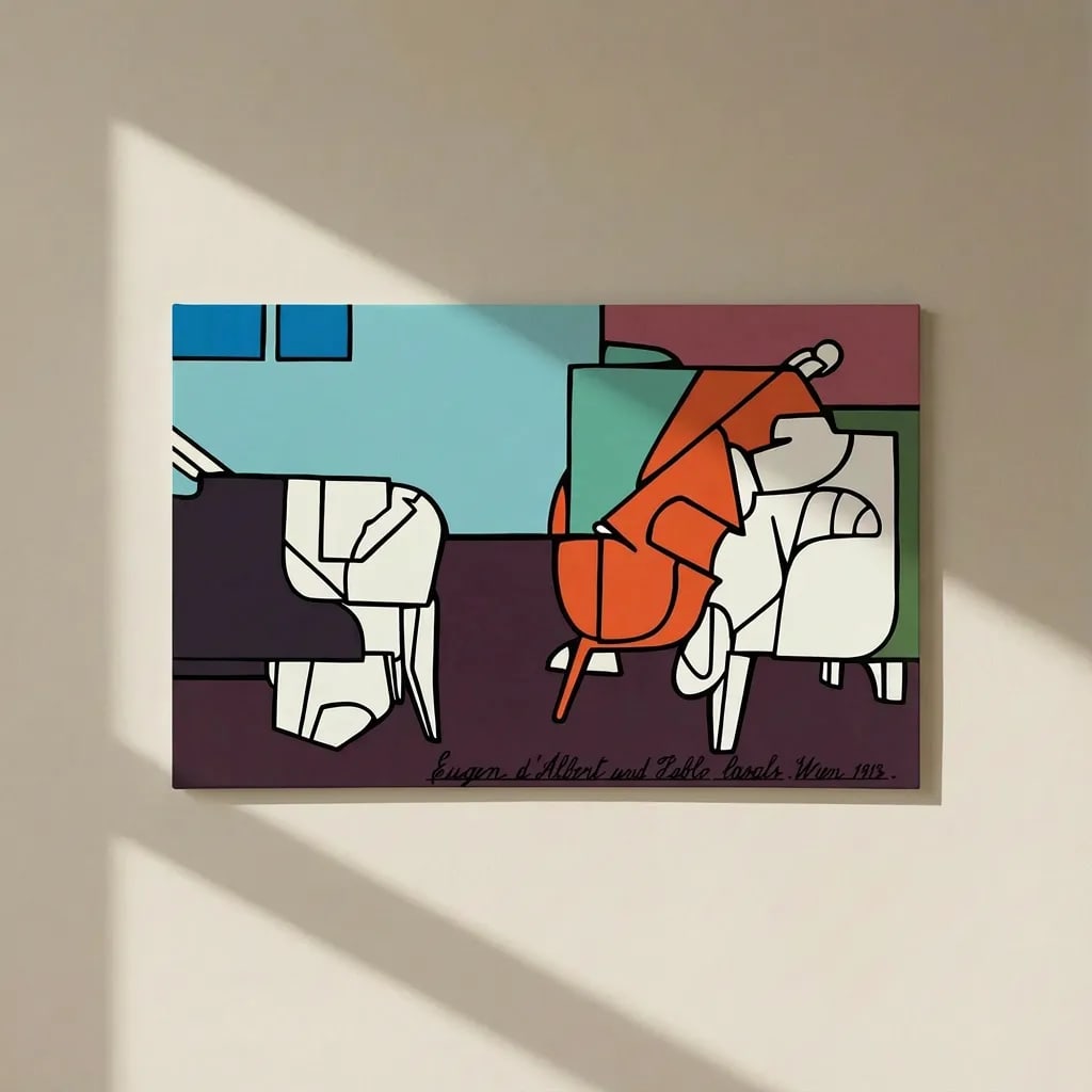 Adami Lithograph DM06188d Derriere le Miroir 1970 (1 of 4)