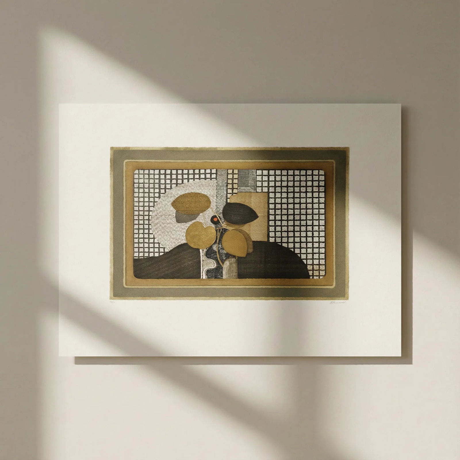 Minaux Original Etching 1978 Feuilles d'Automne Signed & numbered: Title: Minaux Original Etching 1978 Feuilles d'Automne Signed & numbered Artist: Minaux Description: Artist: Andre Minaux Country: France Title: Feuilles d'automne Medium: Etching Marks: Signed in pen