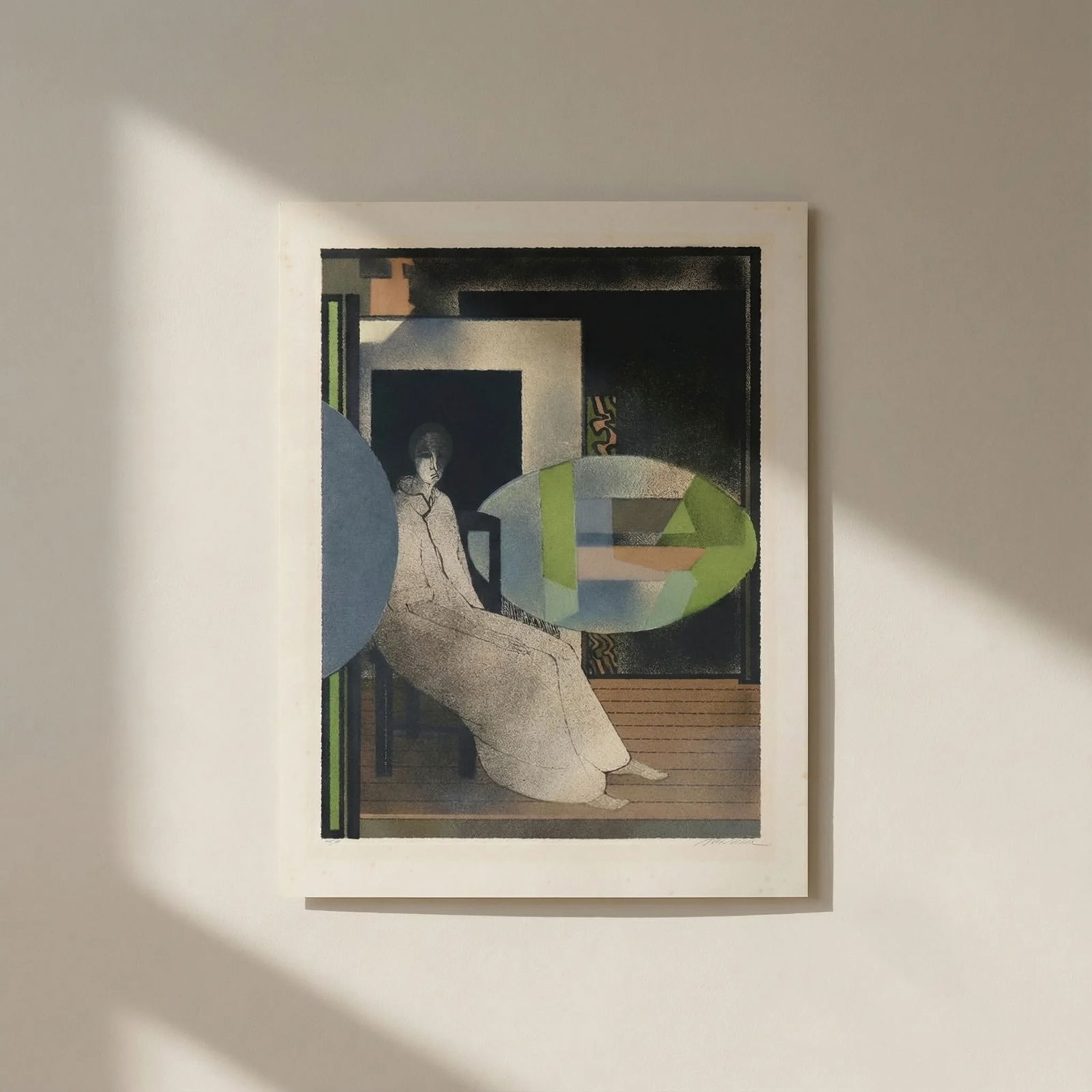 Minaux Original Etching 1978 Woman Sitting in a chair Signed & numbered: Title: Minaux Original Etching 1978 Woman Sitting in a chair Signed & numbered Artist: Minaux Description: Artist: Andre Minaux Country: France Title: Woman sitting in a chair Medium: Original Etching