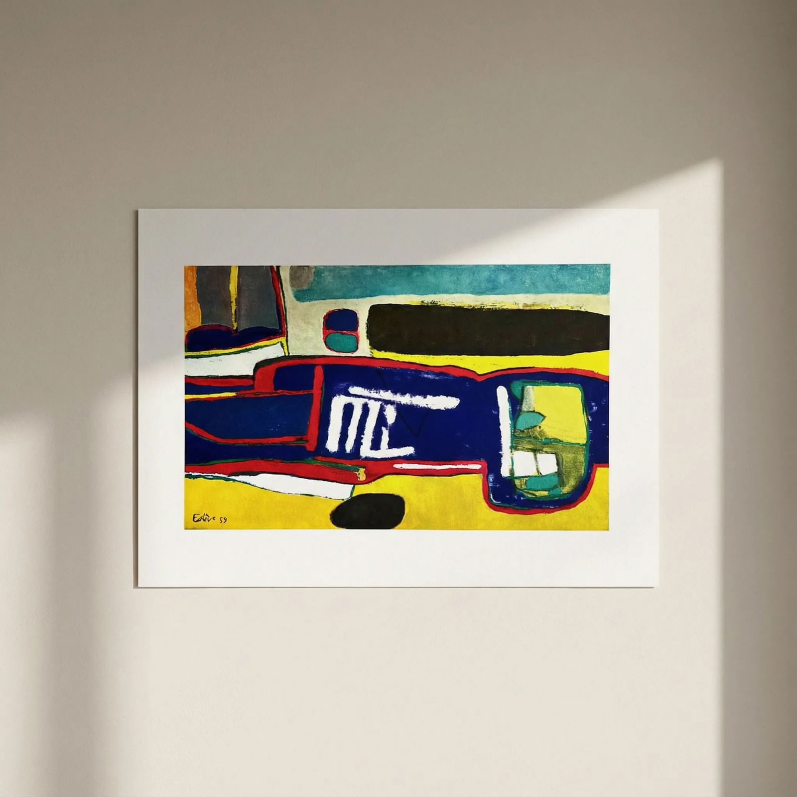 Maurice Esteve Print 11 Lalongue 1961: Title: Maurice Esteve Print 11 Lalongue 1961 Artist: Esteve Description: Title: Lalongue Artist: Maurice Esteve Country: France Medium: Offset Marks: Signed in plate, not numbered Paper: Heavy paper 1