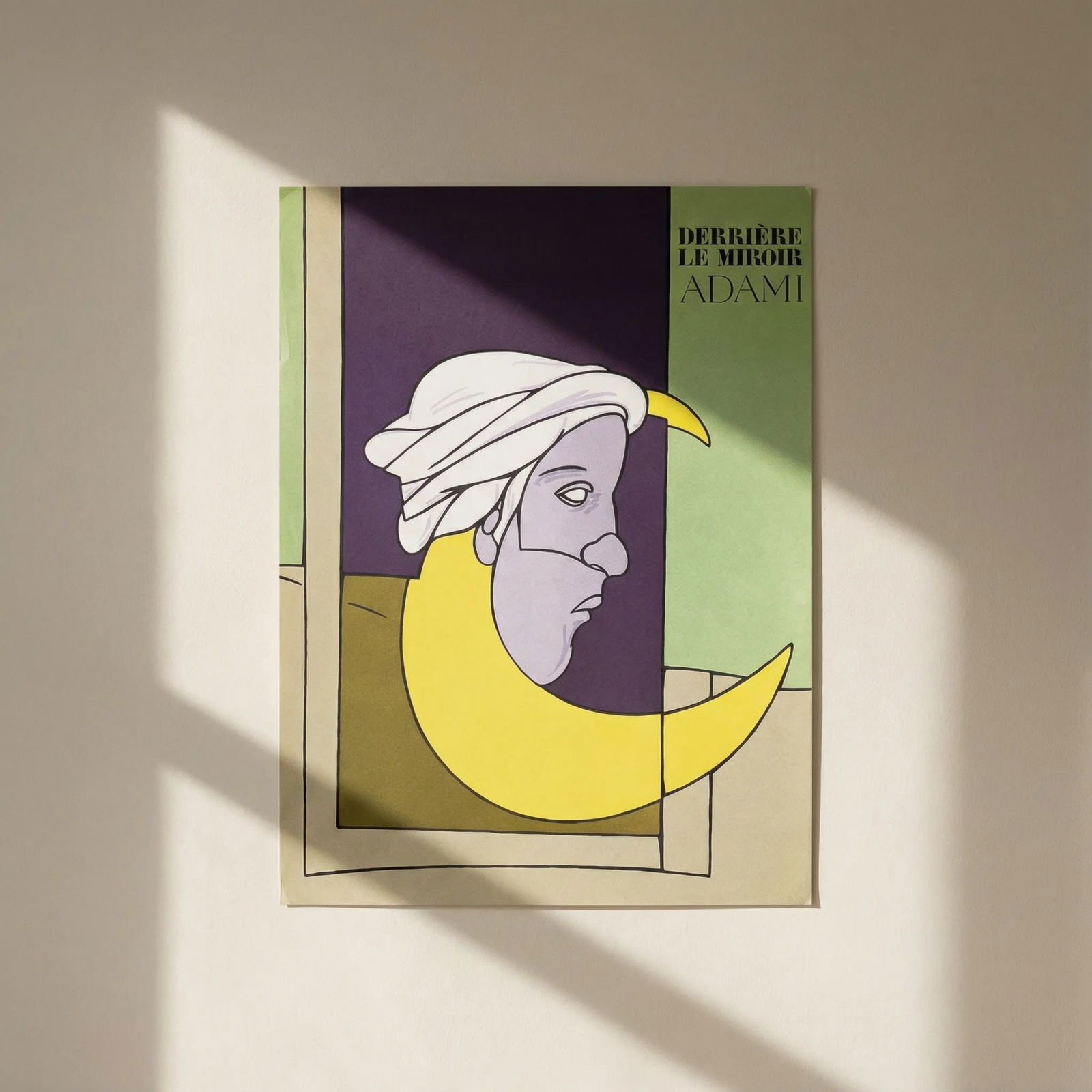 Valerio Adami Lithograph DM01239 Derriere le Miroir 1980: Title: Valerio Adami Lithograph DM01239 Derriere le Miroir 1980 Artist: Adami Description: Artist: Valerio Adami Country: Italy Title: Untitled - DM01239 Medium: Original Lithograph Marks: Not signed