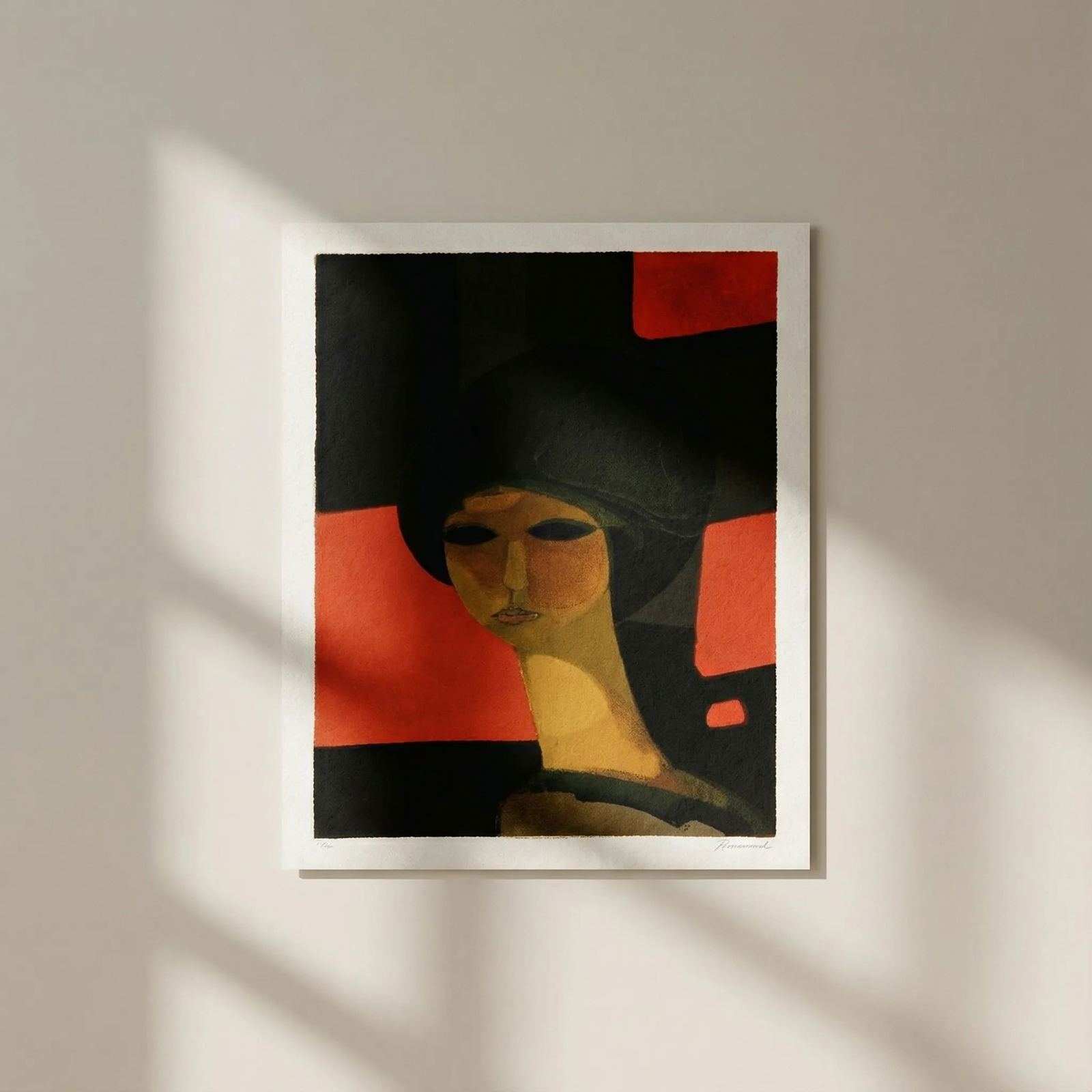 Minaux Original Lithograph La Femme 1968 Signed & Numbered: Title: Minaux Original Lithograph La Femme 1968 Signed & Numbered Artist: Minaux Description: Artist: Andre Minaux Country: France Title: La Femme Medium: Original Lithograph Marks: Signed in pencil a