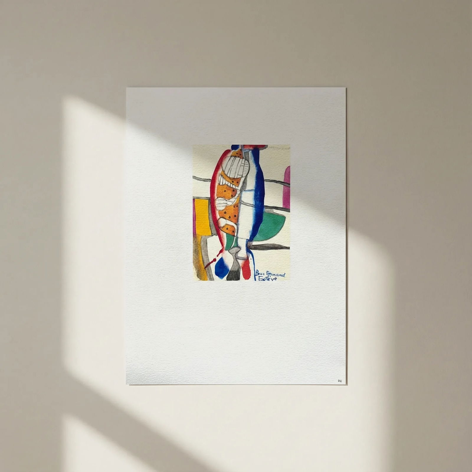 Maurice Esteve Cahier 24 lithograph A Meme la Pierre 1982: Title: Maurice Esteve Cahier 24 lithograph A Meme la Pierre 1982 Artist: Esteve Description: Title: Por Fernand Artist: Maurice Esteve Country: France Medium: Lithograph Marks: Signed in plate, Not nu