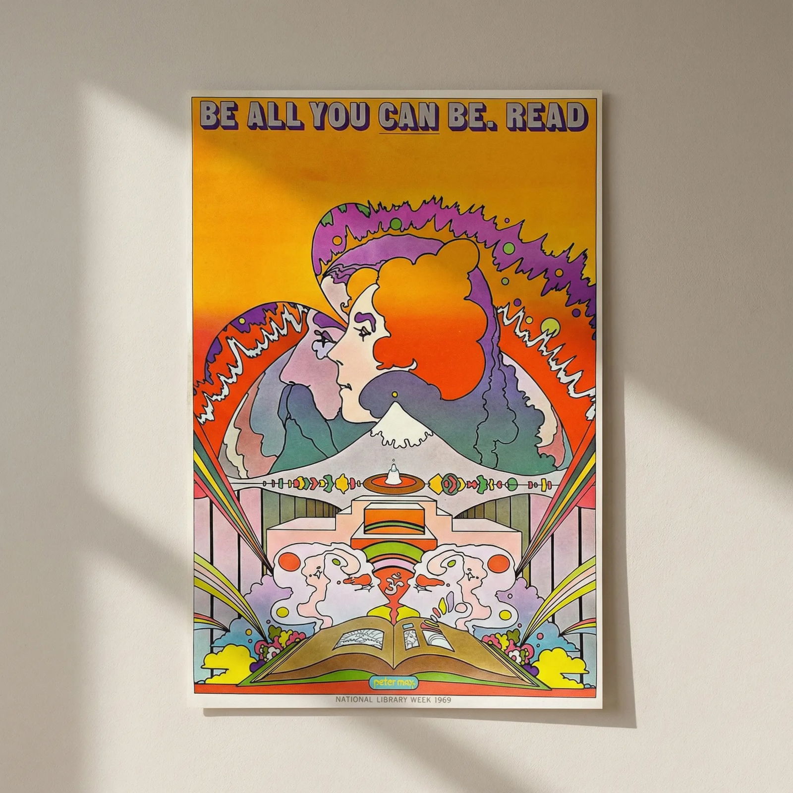 Peter Max Pop Art Poster 4 Read 1970: Title: Peter Max Pop Art Poster 4 Read 1970 Artist: Peter Max, Posters, Varieties Description: Artist: Peter Max Country: Germany / USA Title: Read Medium: Offset Paper Size: 16.50 x 11 inches Marks: