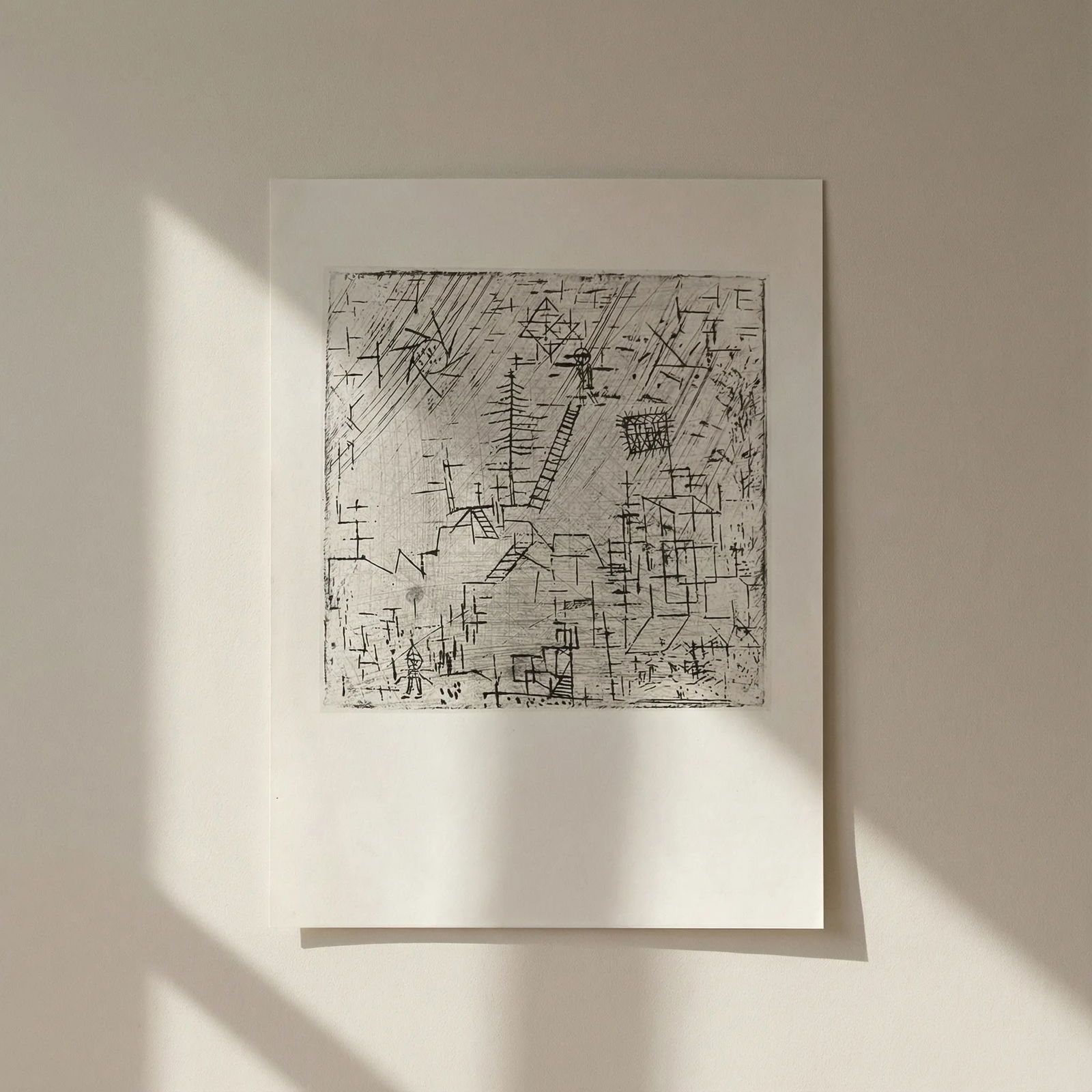 1947 Paul Klee Engraving 36 Juggler In April 1928: Title: 1947 Paul Klee Engraving 36 Juggler In April 1928 Artist: Klee Description: Artist: Paul Klee Country: Switzerland / Germany Title: Juggler In April - 1928 Medium: Engraving - 36 printed: 1947