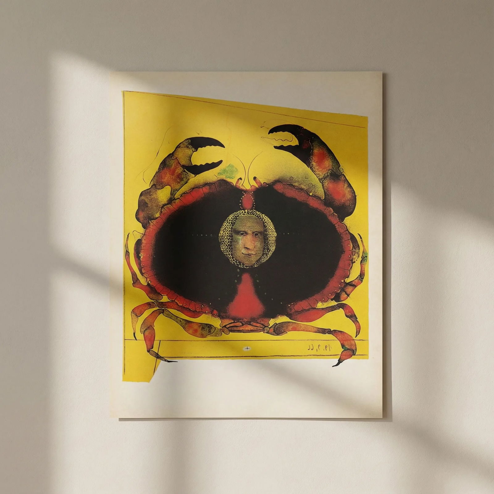 Paul Wunderlich 20 Le Tourteau Tatoue: Title: Paul Wunderlich 20 Le Tourteau Tatoue Artist: Wunderlich Description: Paul Wunderlich Country: Germany Title: Le Tourteau Tatoue - 20 Medium: Photogravure Marks: Not Signed or numbered Printed: