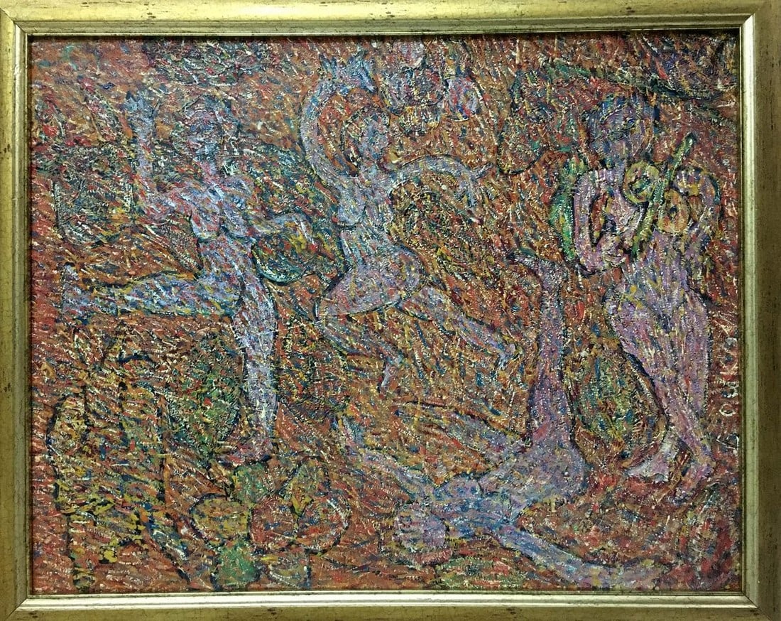 Oil painting Abstraction Boyko Petr Borisovich: Title: Oil painting Abstraction Boyko Petr Borisovich Description: №Vern 399 *** ABOUT THIS PAINTING *** * TITLE: "Abstraction" * ARTISTS: Boyko Petr Borisovich * SIZE: 63x80 cm/'24.80x31.49 inc