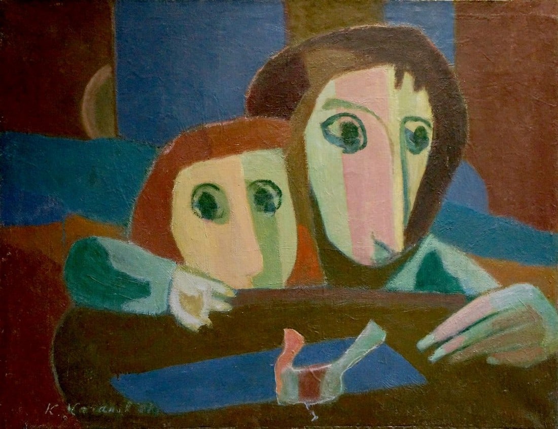 Abstract oil painting Behind the wheel Kachanov Konstantin Silovich: Title: Abstract oil painting Behind the wheel Kachanov Konstantin Silovich Description: №Vern 794 *** ABOUT THIS PAINTING *** * TITLE: "Behind the wheel" * ARTISTS: Kachanov Konstantin Silovich