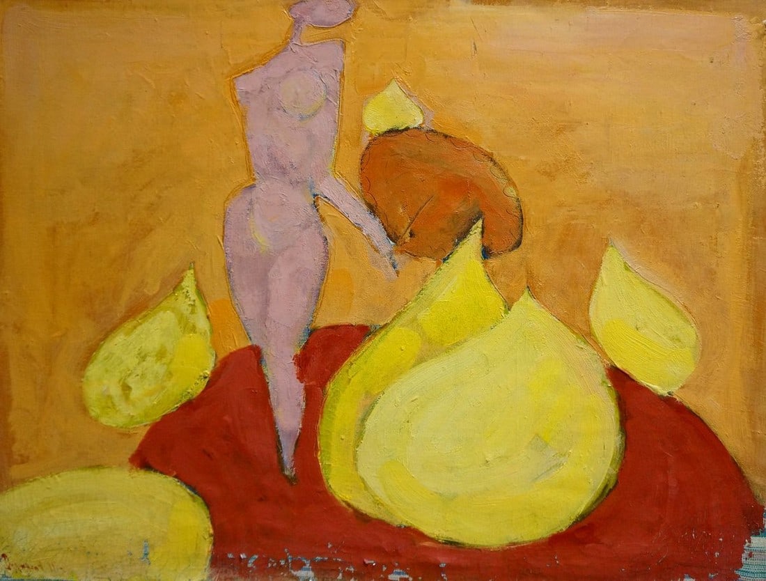 Abstract oil painting Warm rain Dudchenko Andrey Nikolaevich (1 of 8)