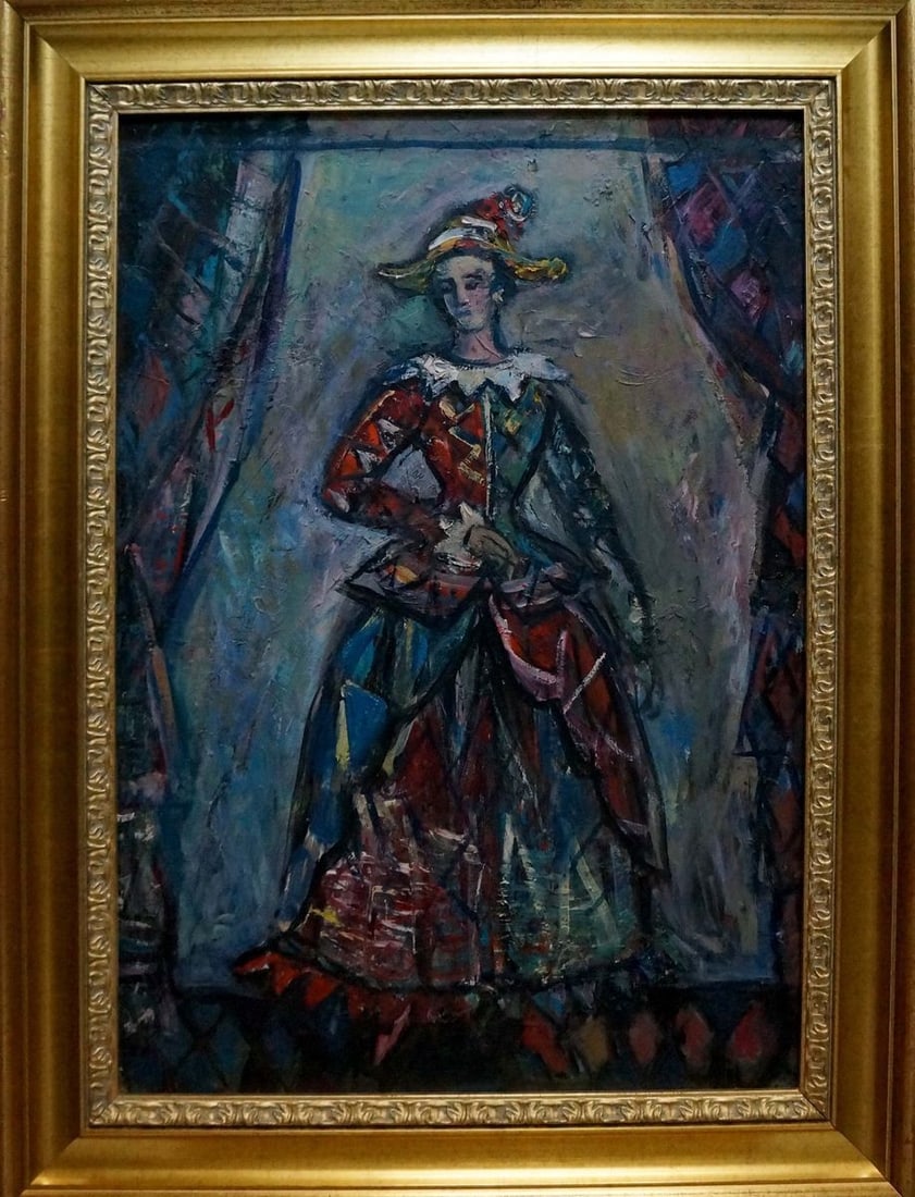 Oil painting Before the performance Lushin Alexander Fedorovich (1 of 10)