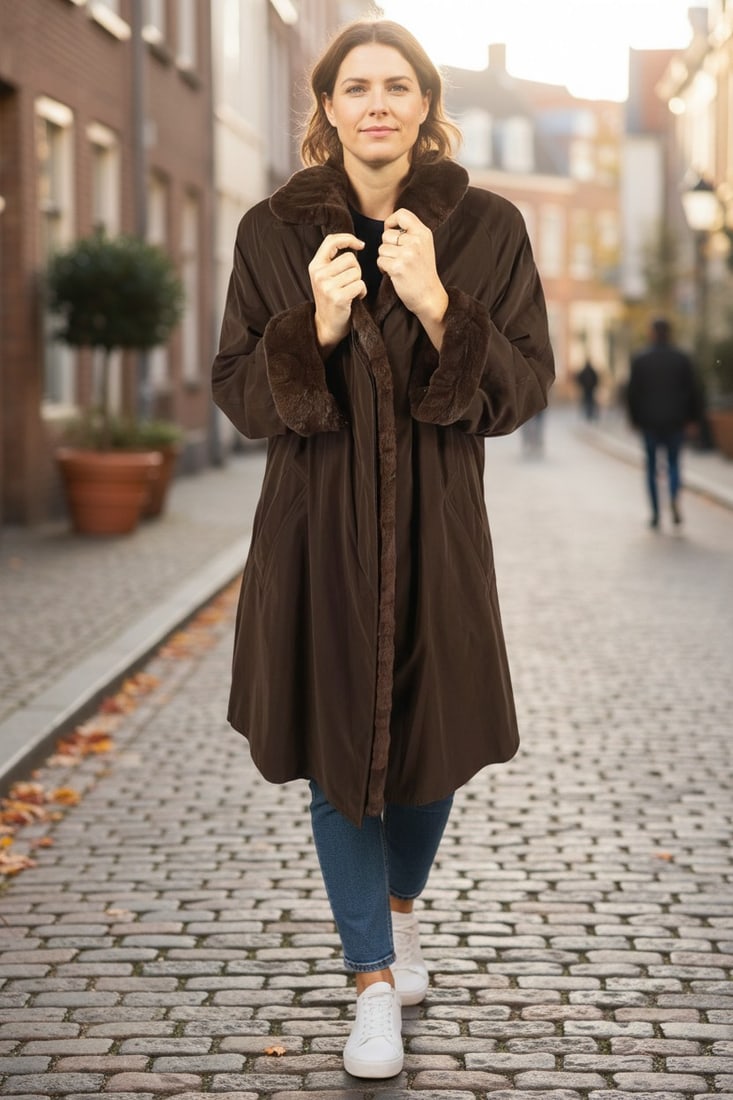 PARKA COAT SHEARED MINK FUR INNER EU: 3XL ; US: 26: Title: PARKA COAT SHEARED MINK FUR INNER EU: 3XL ; US: 26 Dimension: Approximate size- EU: 3XL; US: 26 : Important details: Length: 105cm/41.34in -Shoulders width:45cm/17.72in -Sleeve Length:70cm/27.5