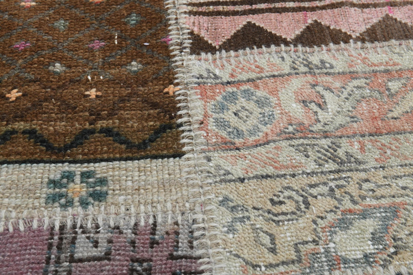 9'9x13'2 ft, PATCHWORK LARGE RUG - 7