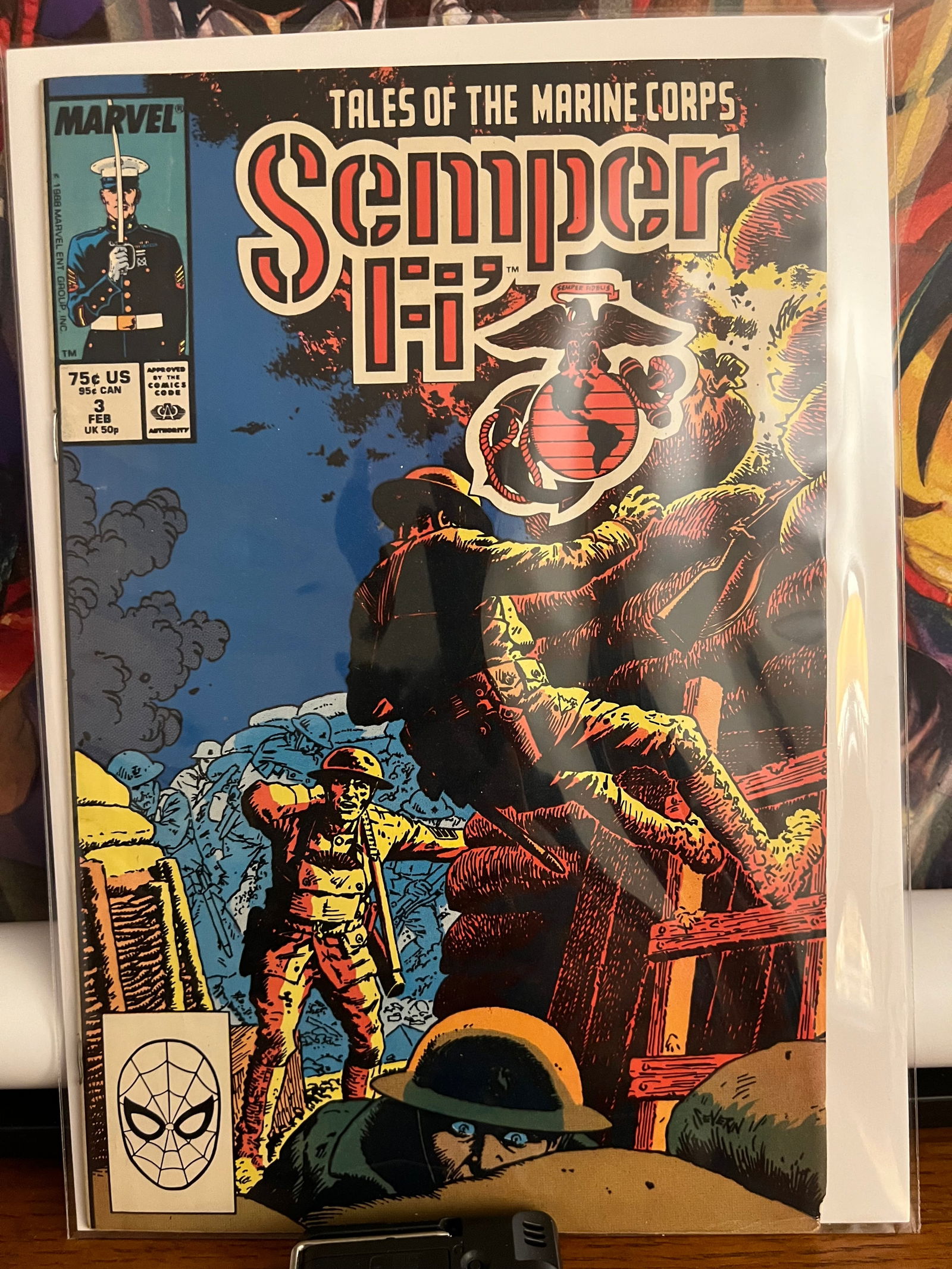 Semper Fi #3: Title: Semper Fi #3 Description: Date/Period: 1989 Materials: Marvel Comics Reserve: $15.00 Shipping: Domestic: Shipping rates are determined by destination International: Foreign shipping rates are d