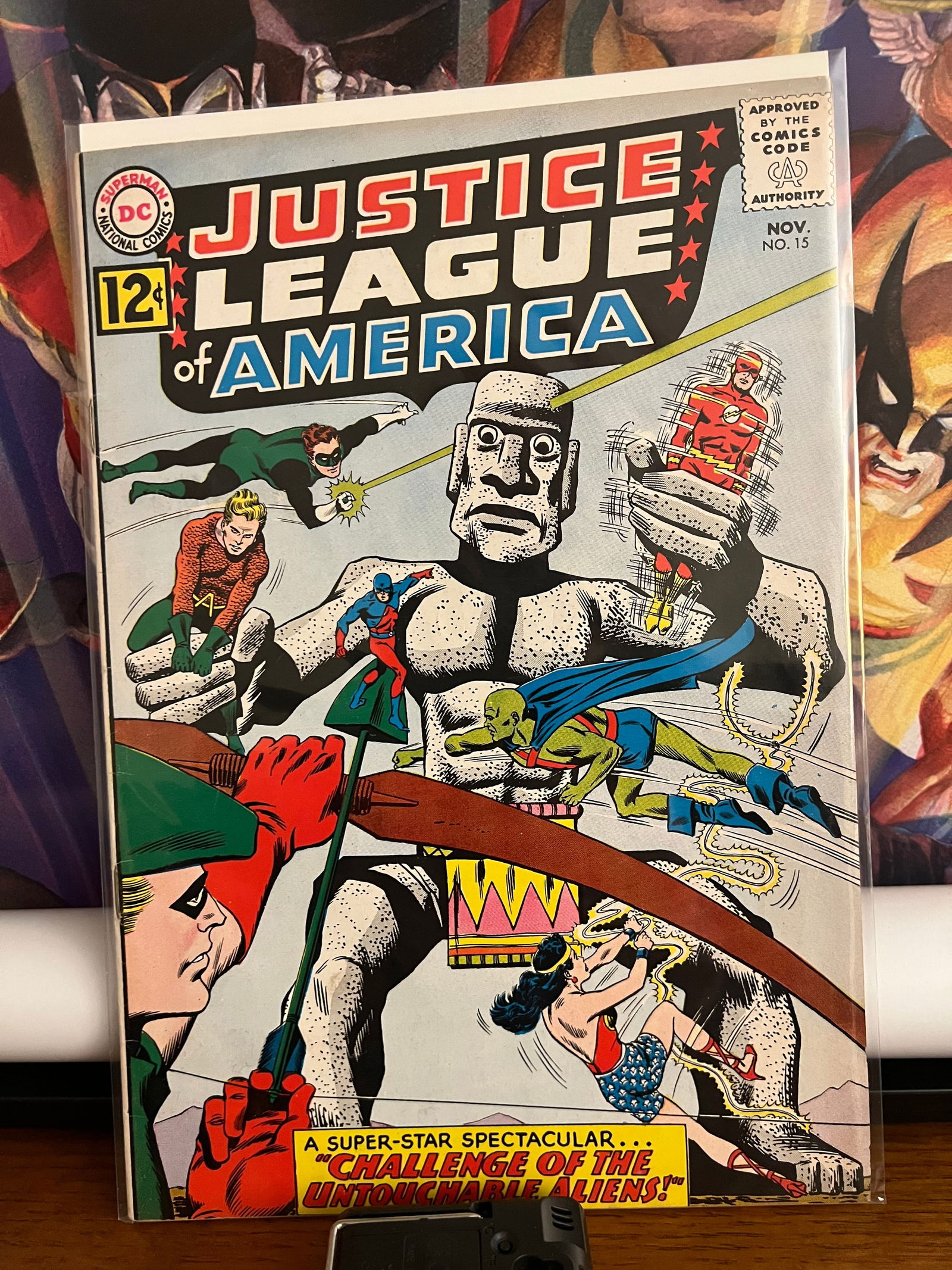 JLofA #15: Title: JLofA #15 Description: Date/Period: 1962 Materials: DC Comics Reserve: $50.00 Shipping: Domestic: Shipping rates are determined by destination International: Foreign shipping rates are determin