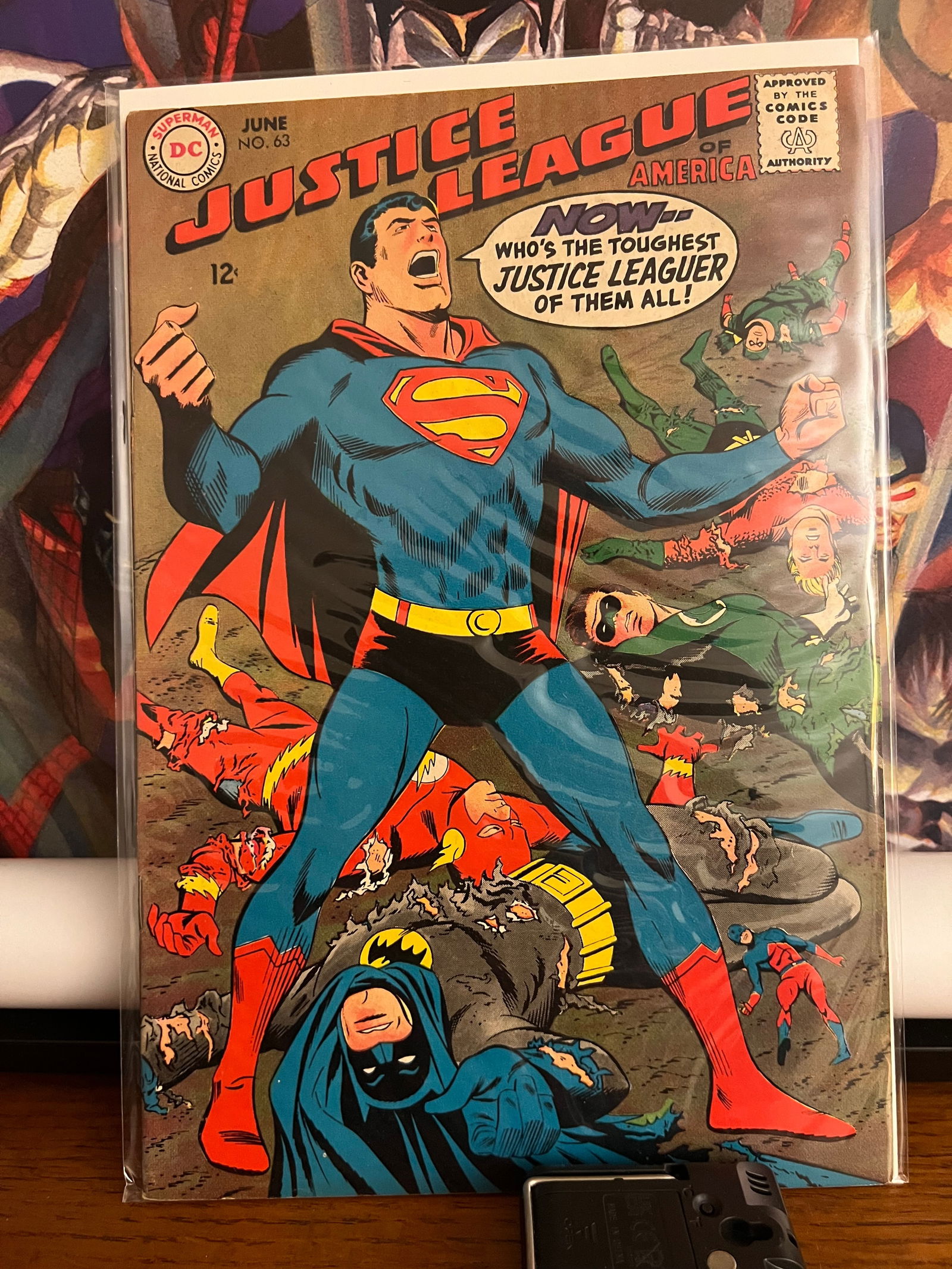 JLofA #63: Title: JLofA #63 Description: Last Sekowsky issue Date/Period: 1968 Materials: DC Comics Reserve: $65.00 Shipping: Domestic: Shipping rates are determined by destination International: Foreign shippin