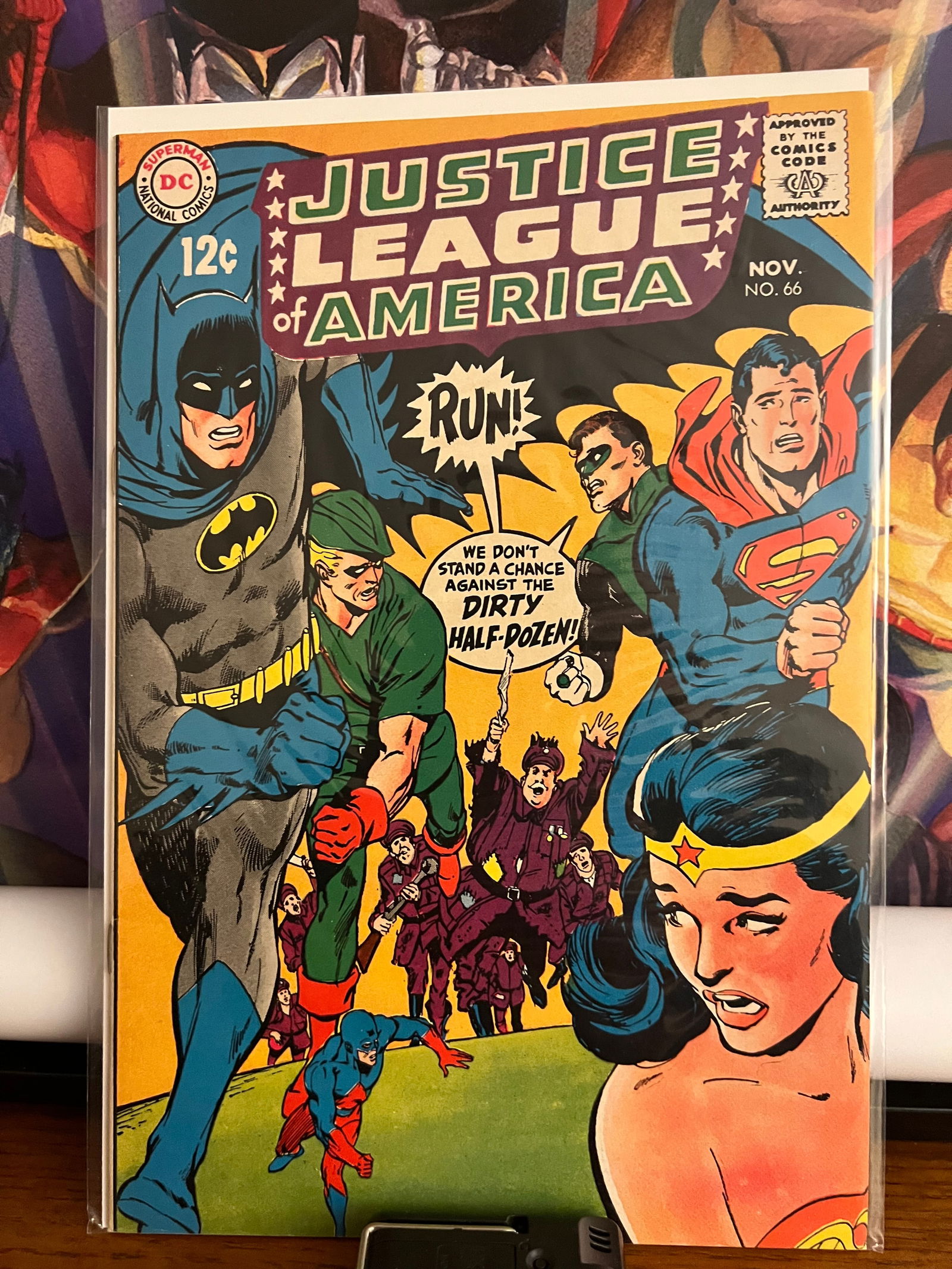 JLofA #66: Title: JLofA #66 Description: Date/Period: 1968 Materials: DC Comics Reserve: $65.00 Shipping: Domestic: Shipping rates are determined by destination International: Foreign shipping rates are determin
