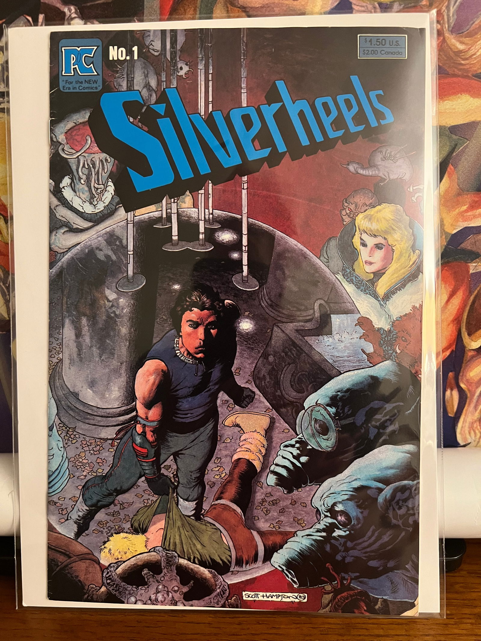 Silverheels #1: Title: Silverheels #1 Description: 1983 Materials: Pacific Comics Reserve: $10.00 Shipping: Domestic: Shipping rates are determined by destination International: Foreign shipping rates are determined