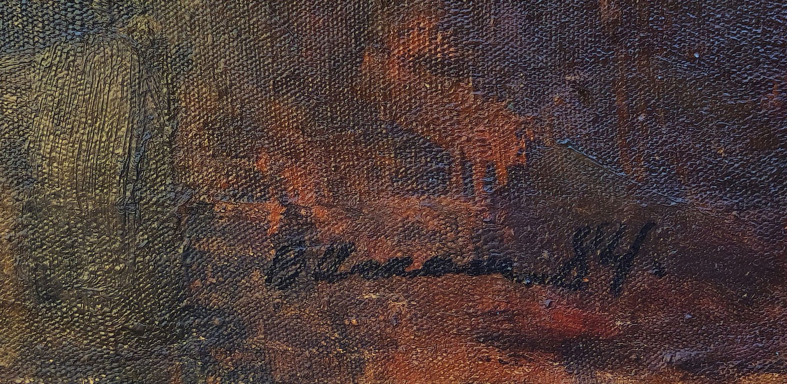 Iskam Viktor (Ukrainian artist), "Smelter", oil on canvas - 3