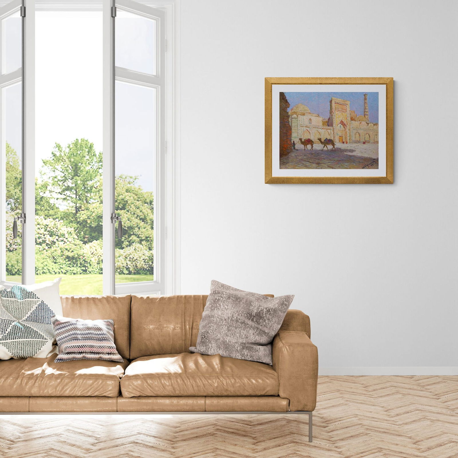 Bednoshey Danilo (Ukrainian artist), "In Khiva", oil on cardboard - 2