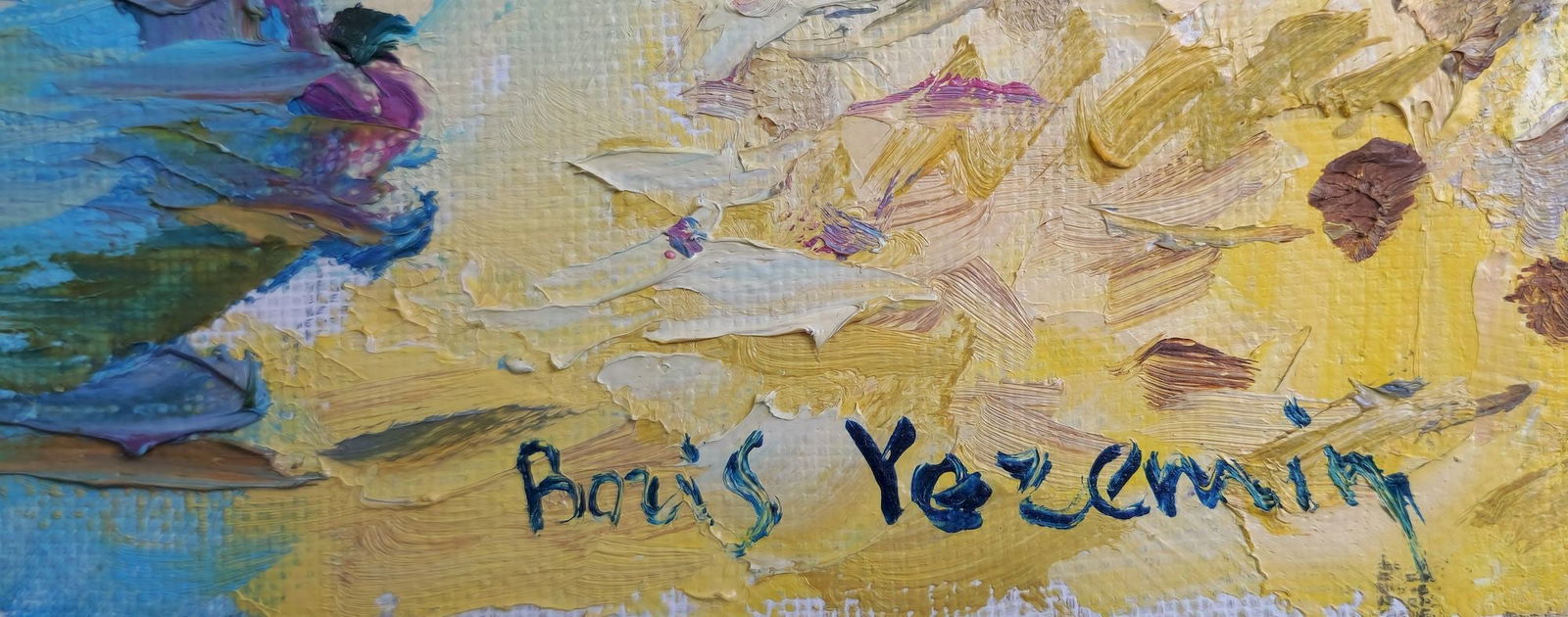 Yeremin Boris (Ukrainian artist), "Mountain river", oil on canvas - 3