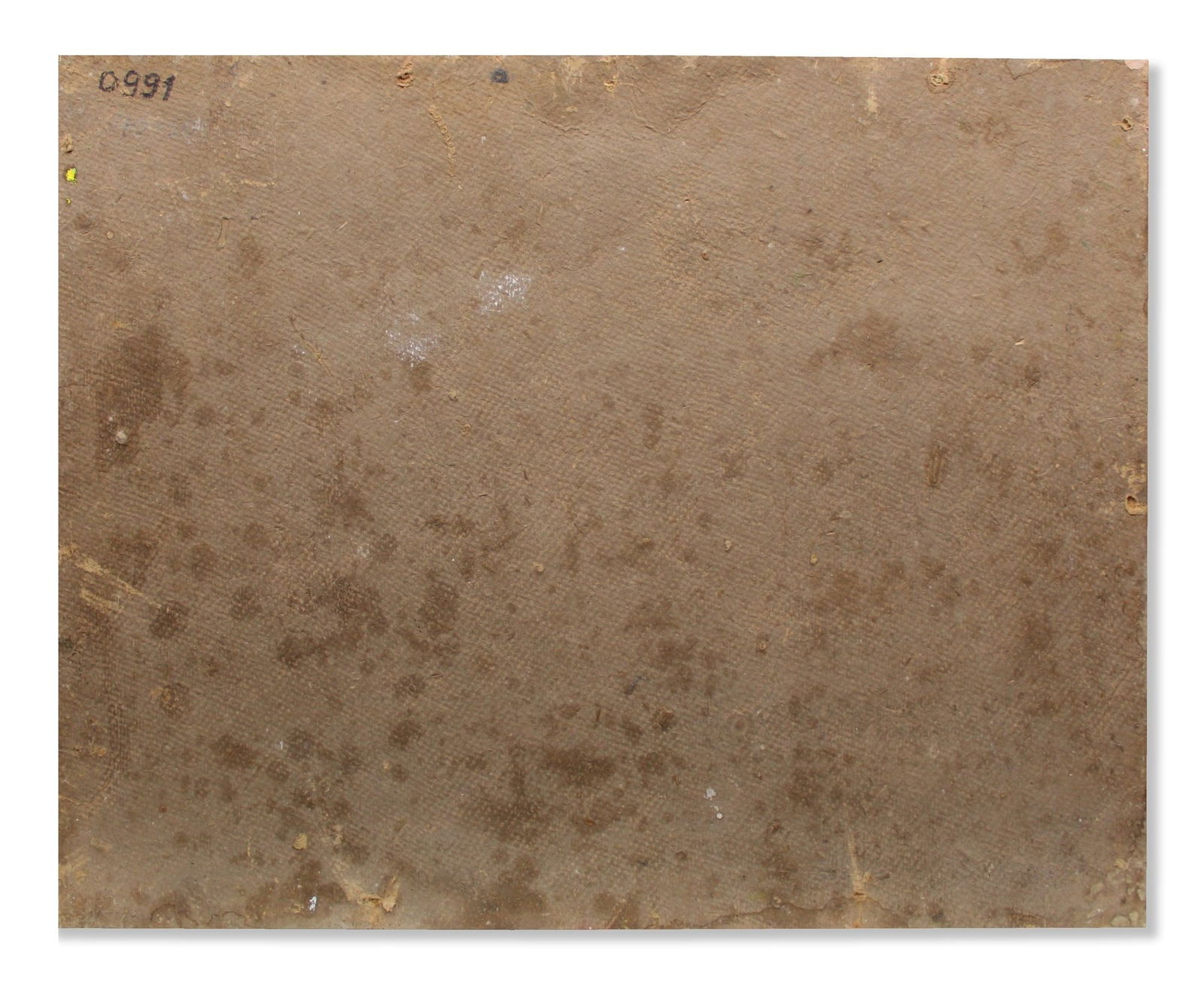 Unidentified (Ukrainian artist), "The village by the river", oil on cardboard - 3