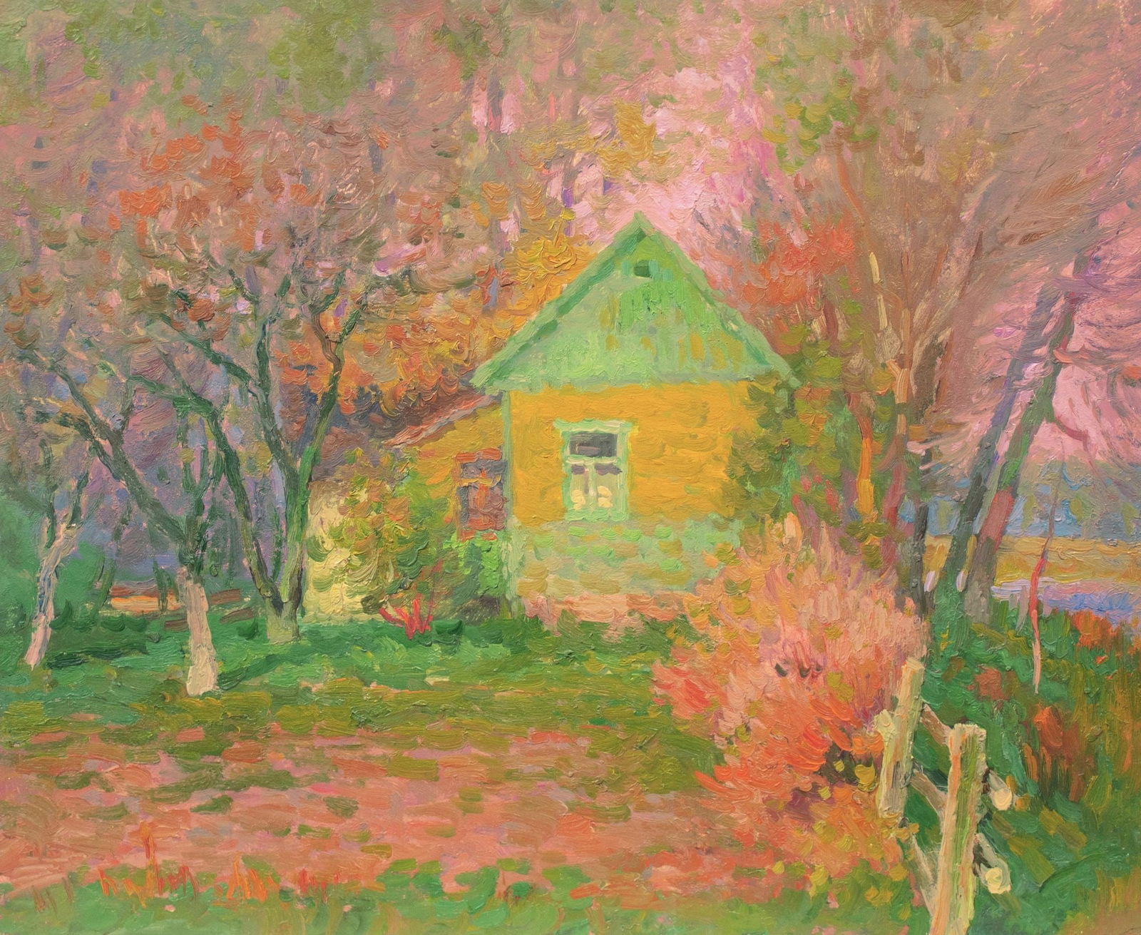 Mynka Olexandr (Ukrainian artist), "From the Yalta-81 series", oil on cardboard: Title: Mynka Olexandr (Ukrainian artist), "From the Yalta-81 series", oil on cardboard Artist: Mynka Olexandr Fedorovich Description: ARTIST: Mynka Olexandr Fedorovich, Ukrainian artist TITLE: "From