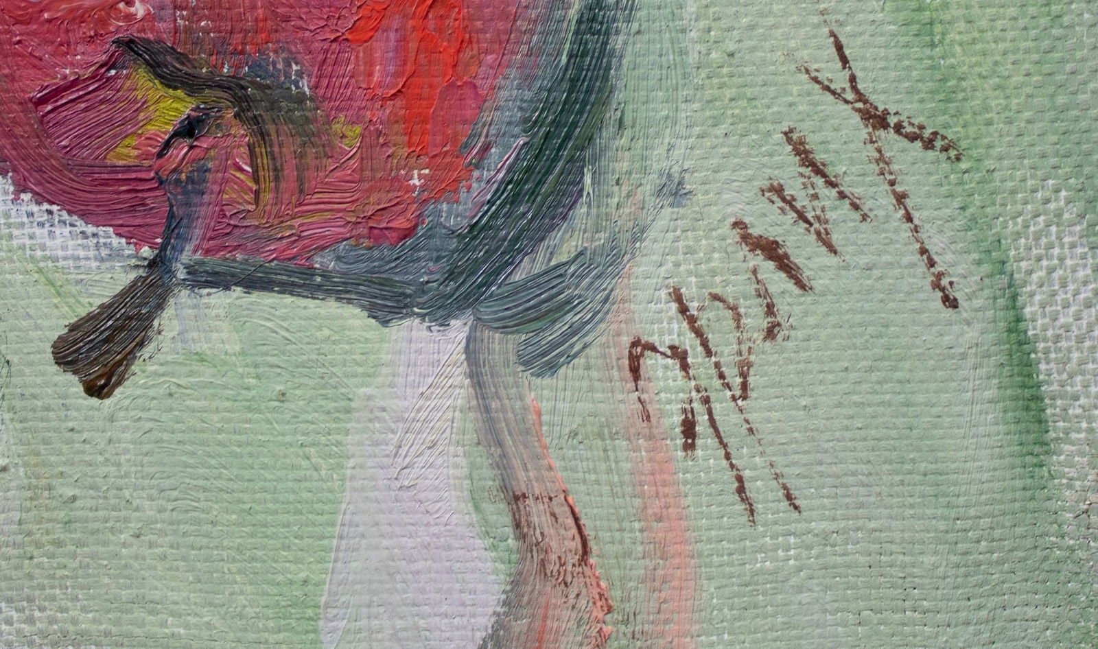 Erlih Volodymyr (Ukrainian artist), "Still life with apples", oil on canvas - 3