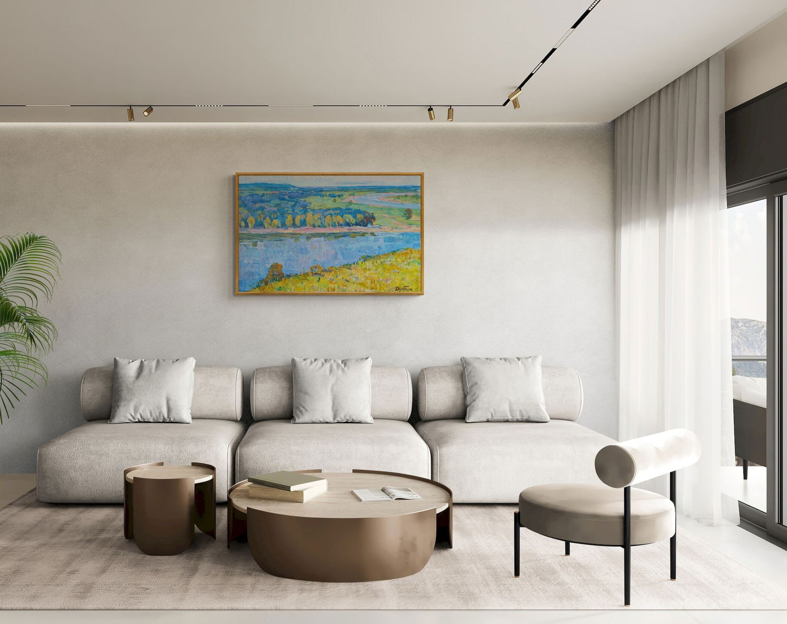 Dubish Ivan (Ukrainian artist), "Sunny day", oil on canvas - 2