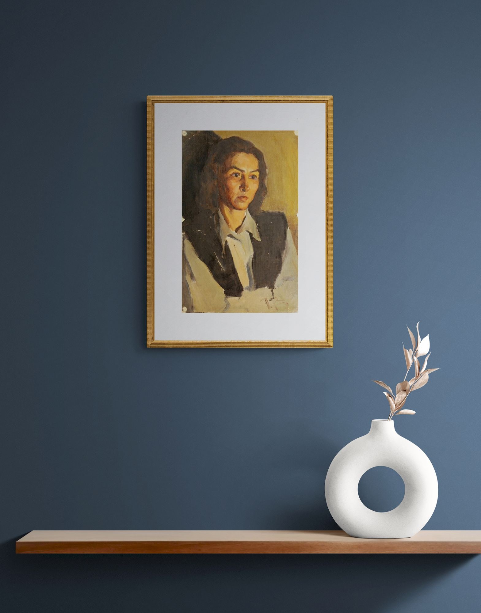 Volsky Petro (Ukrainian artist), "Female portrait", oil on canvas - 2