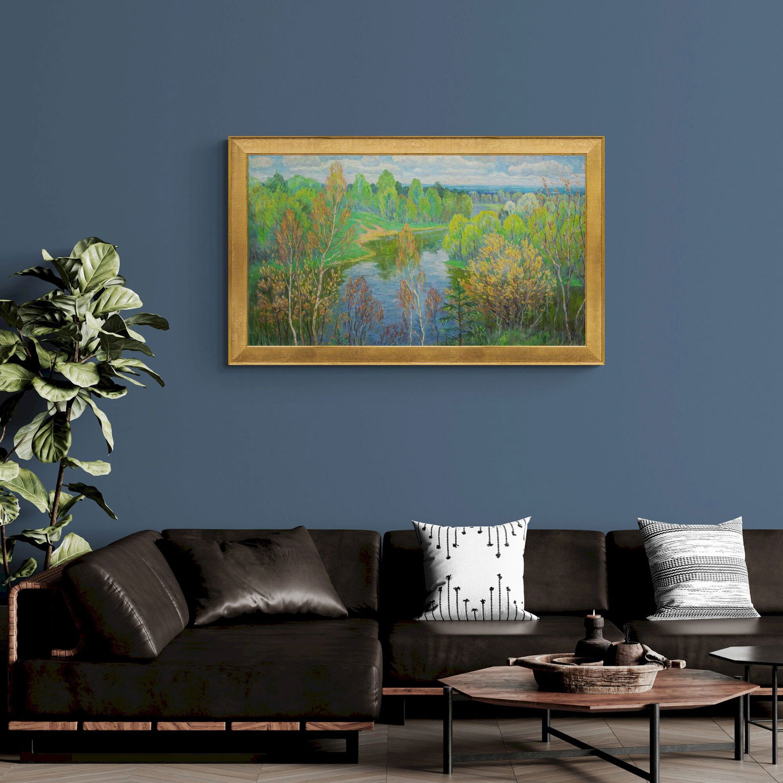 Pavlov Olexandr (Ukrainian artist), "River", oil on canvas - 2