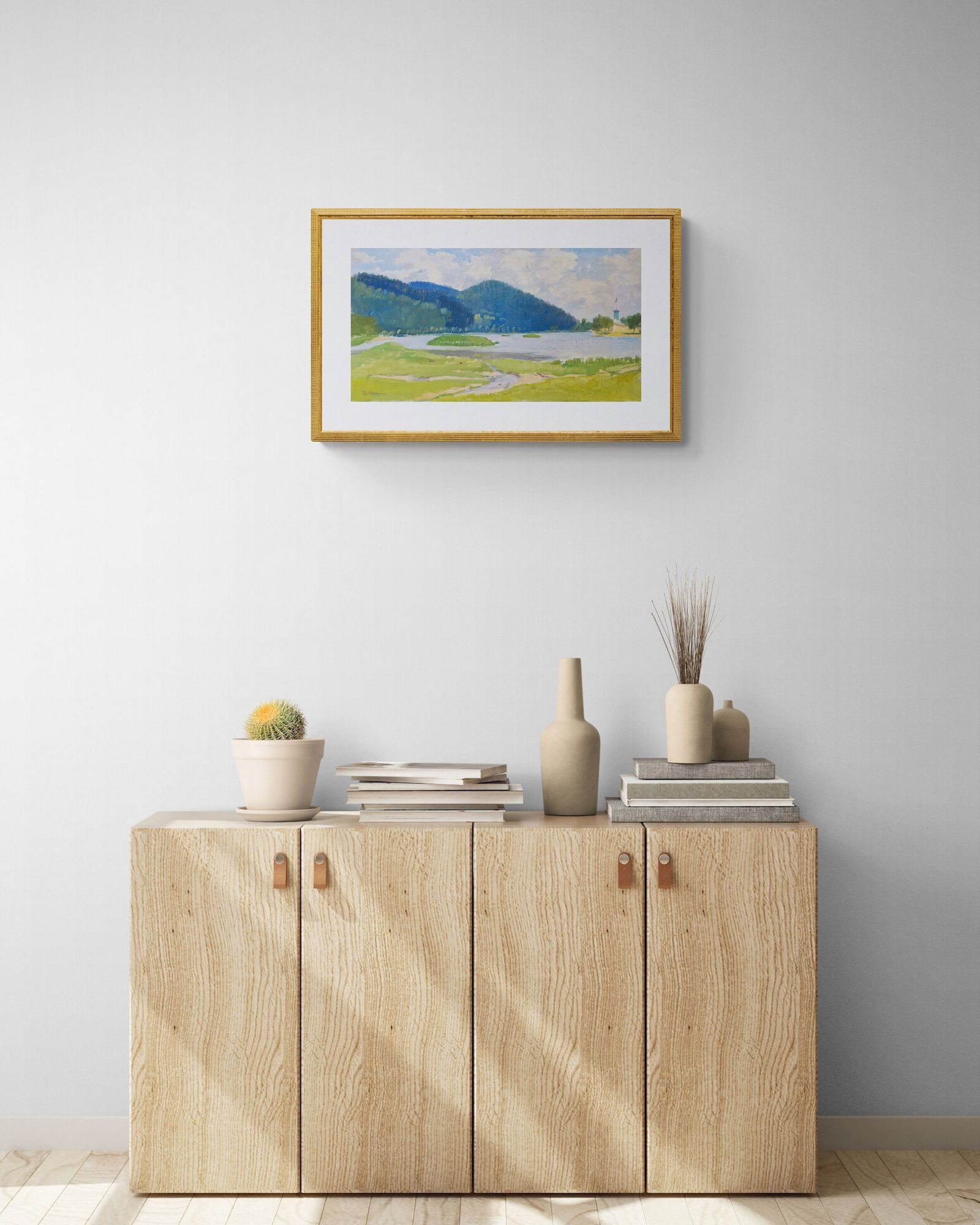 Chaly Mykola (Ukrainian artist), "Lake. Vinniki", oil on cardboard - 2