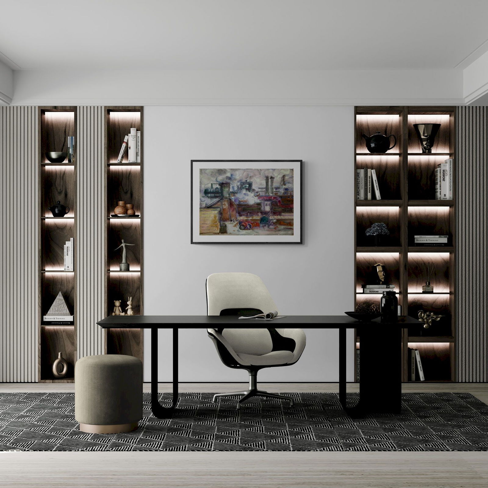 Kirilkov Valentin (Ukrainian artist), "Krivorozhstal" series", watercolor on paper - 2