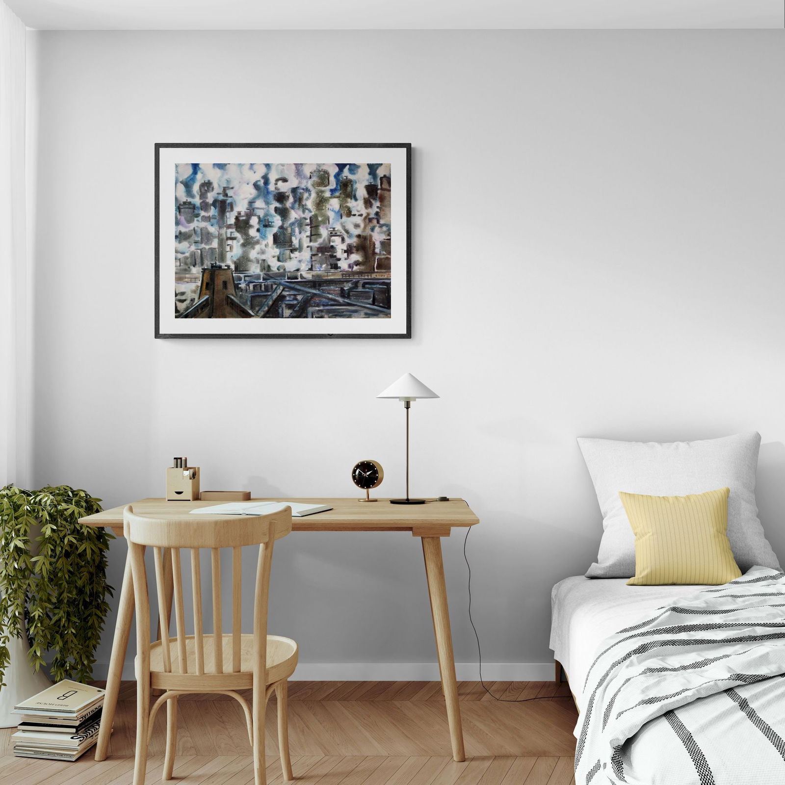 Kirilkov Valentin (Ukrainian artist), "Krivorozhstal" series", watercolor on paper - 2